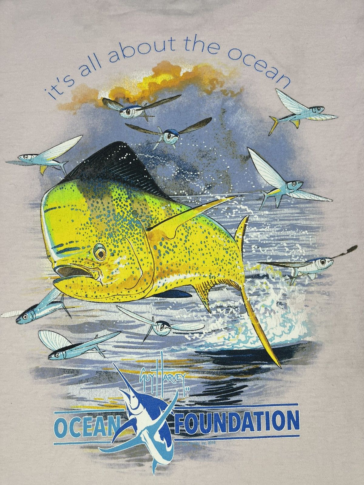 Hunter Guy Harvey Overprint Single Pocket Shirt Size US M / EU 48-50 / 2 - 3 Thumbnail