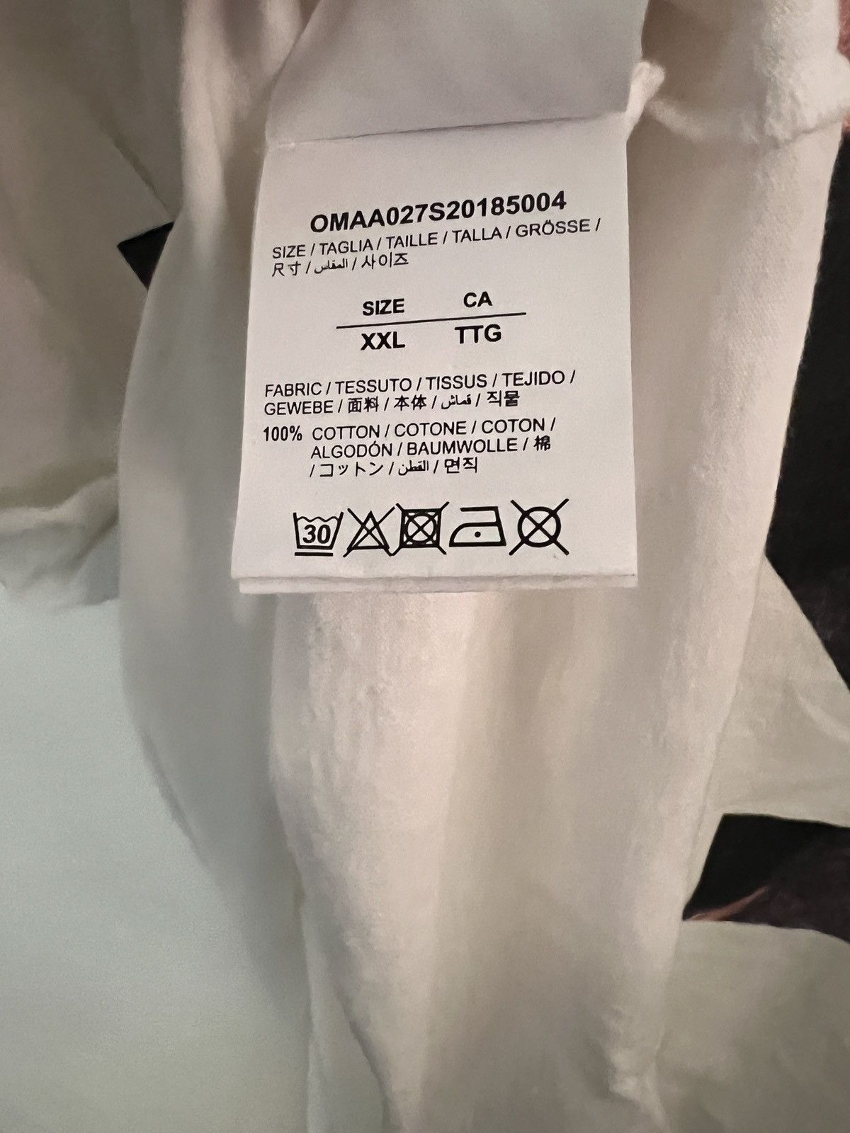 Off-White Off white Caravaggio arrow slim fit t shirt Size US XXL / EU 58 / 5 - 6 Thumbnail
