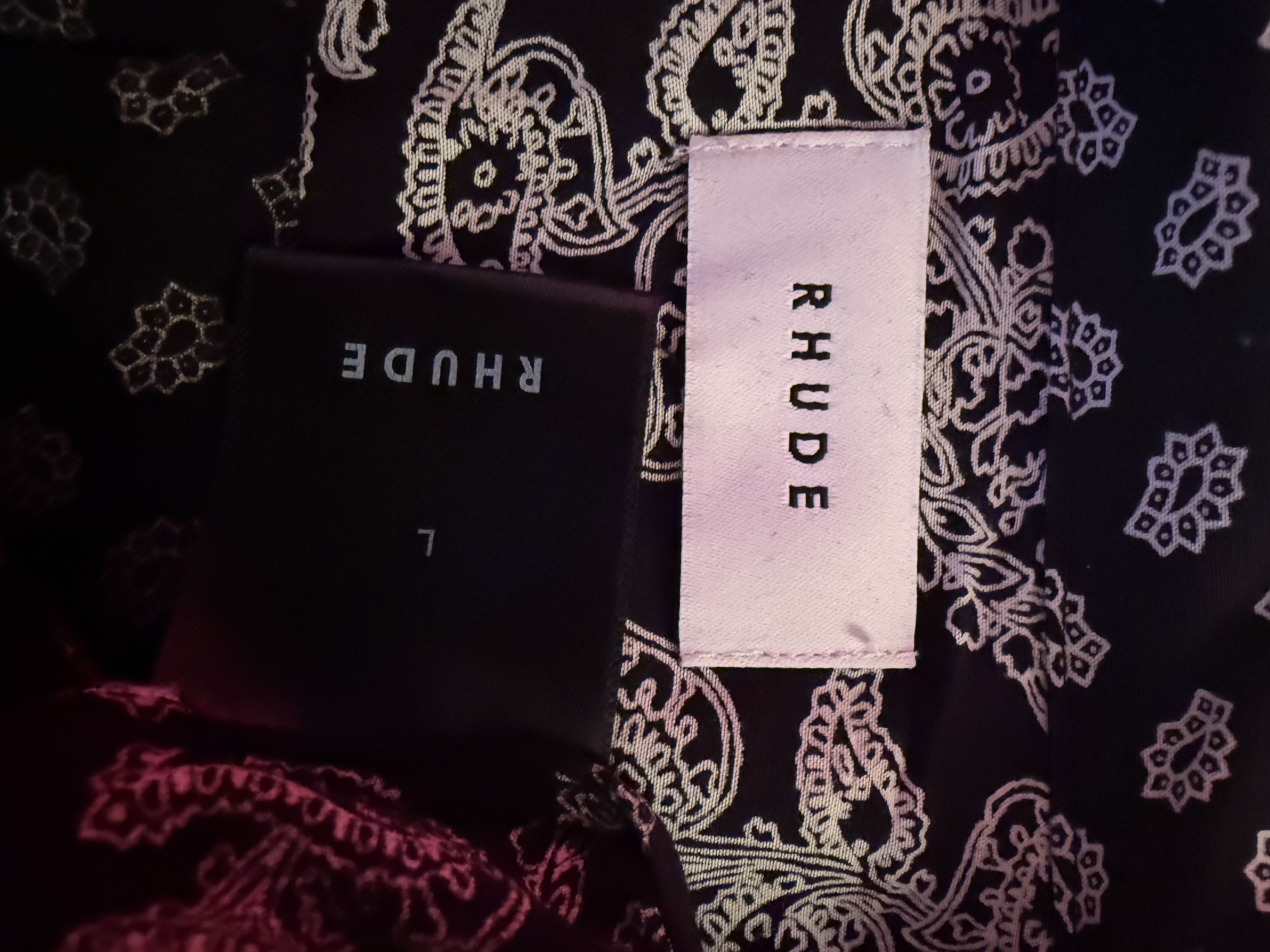 Rhude RHUDE BANDANA BUTTON UP Size US L / EU 52-54 / 3 - 6 Thumbnail