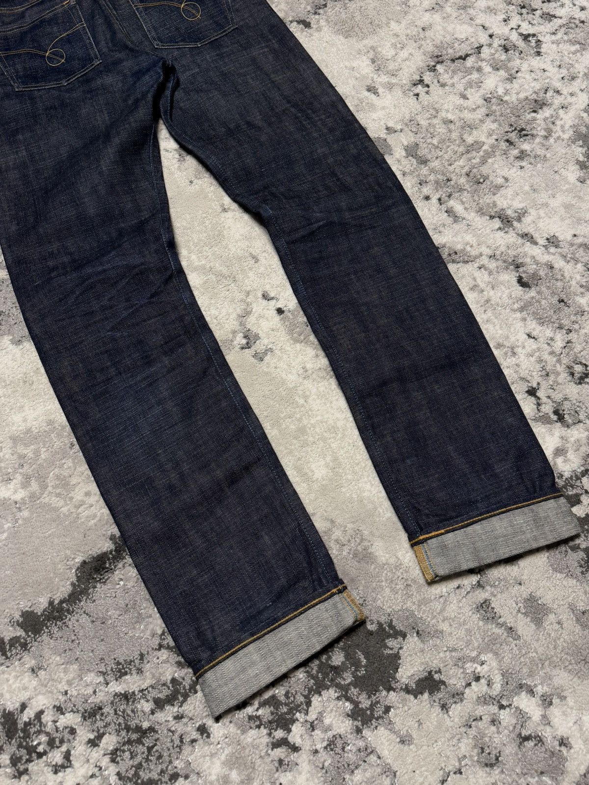 Japan Blue Crazy Japan Blue Selvedge Indigo Jeans Hedi Yohji Raf Miyake Size US 31 - 13 Thumbnail