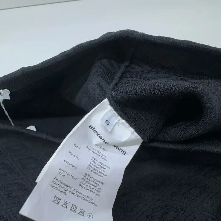 Alexander Wang Alexander Wang Black Printed Skirt for Women - Size 24" / US 00 / IT 34 - 4 Thumbnail