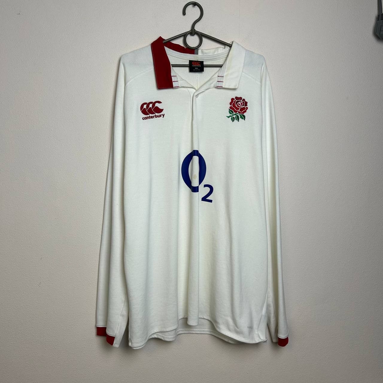 Canterbury of New Zealand Vintage Canterbury England Small logo 2000s rugby longsleeve Size US XXL / EU 58 / 5 - 1 Thumbnail