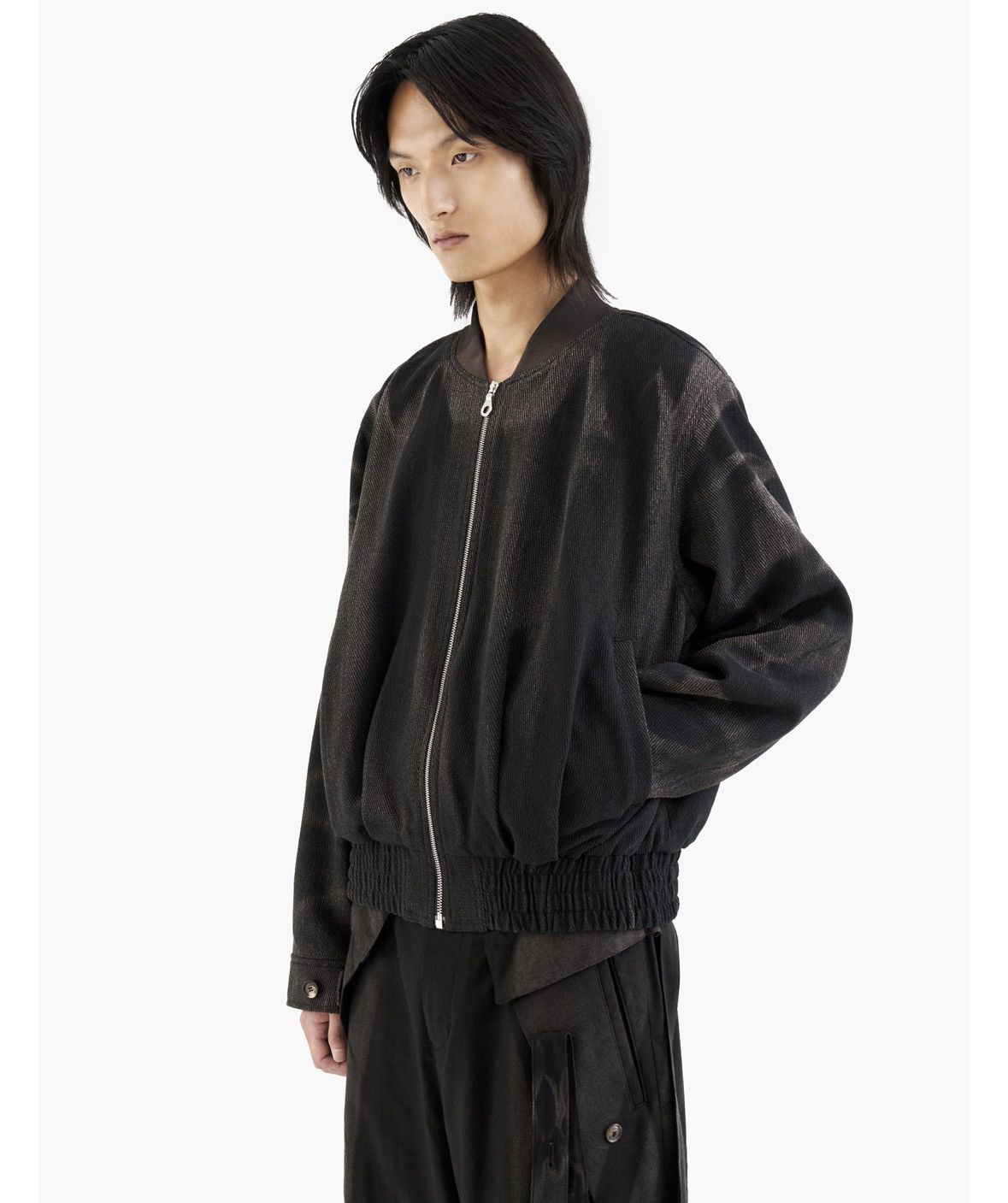 JiyongKim Jiyongkim 25AW Tweed Bomber Black Size US L / EU 52-54 / 3 - 1 Thumbnail