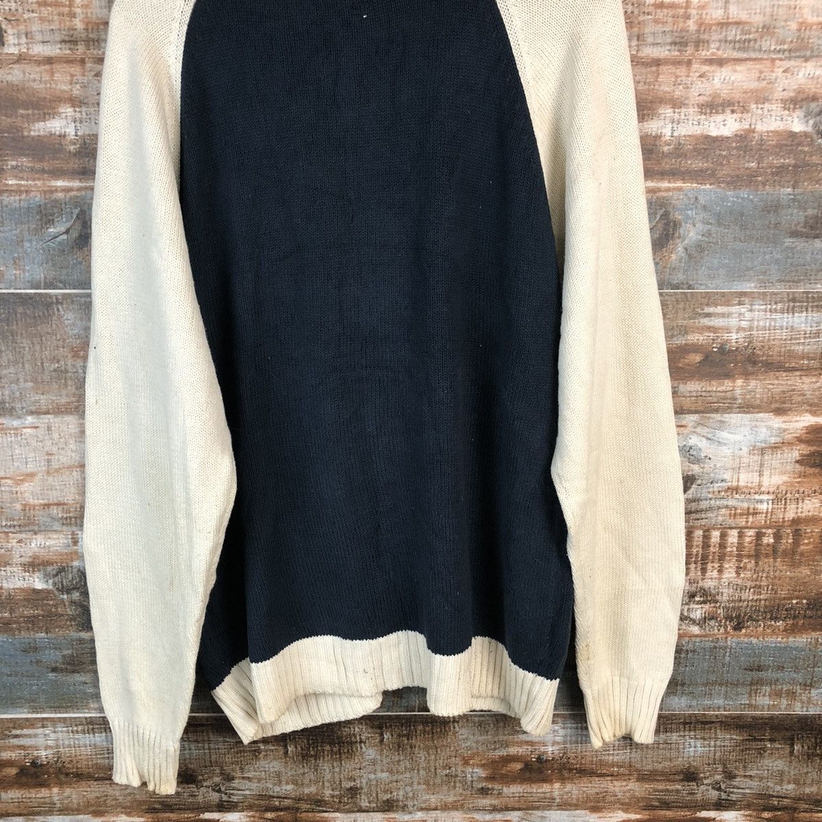 Japanese Brand × Vintage Work Plants Dark Blue White Bombers Jacket #A2252 Size US L / EU 52-54 / 3 - 14 Thumbnail