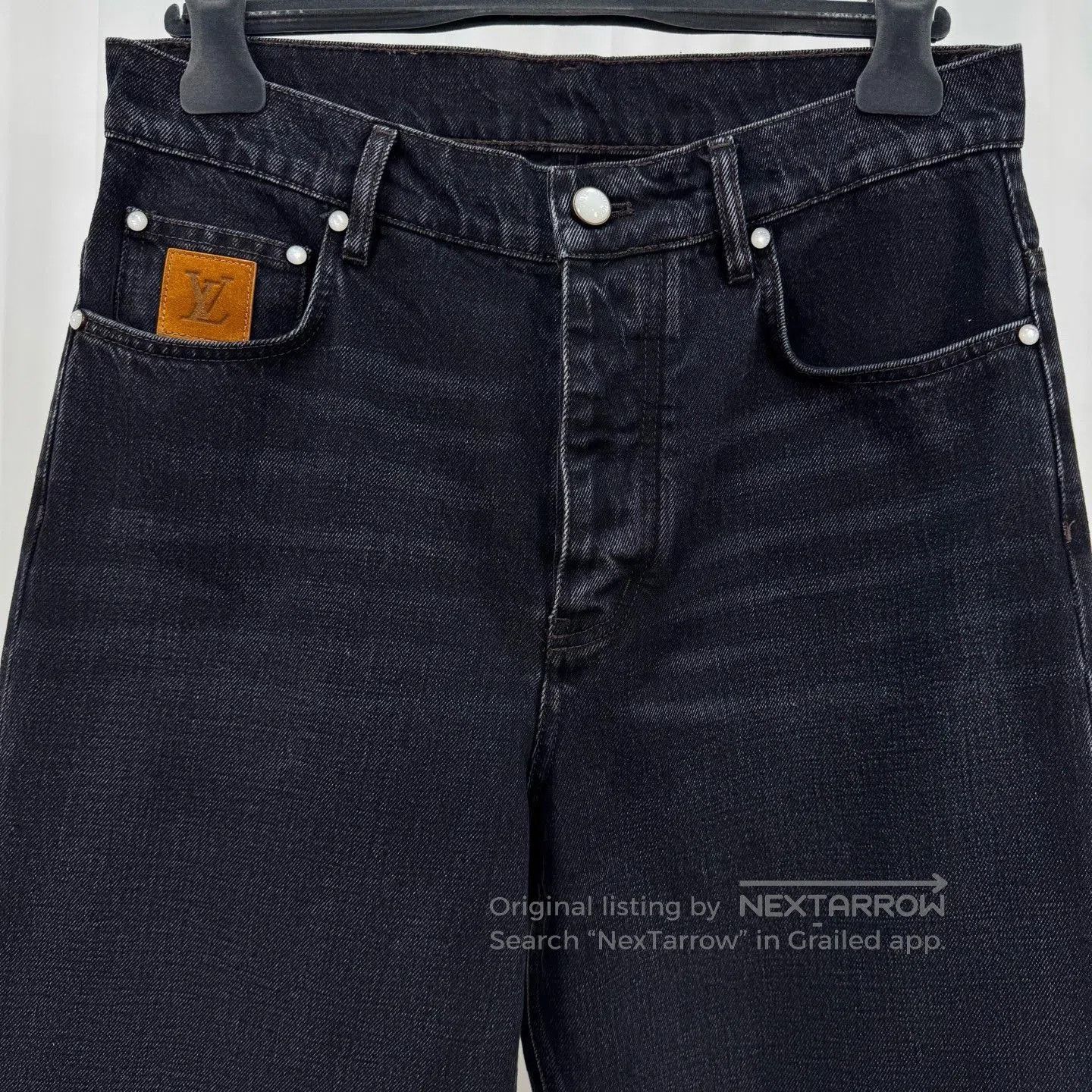 Louis Vuitton Louis Vuitton 2026 Pearl Button Jeans. Size 28" / US 6 / IT 42 - 3 Thumbnail