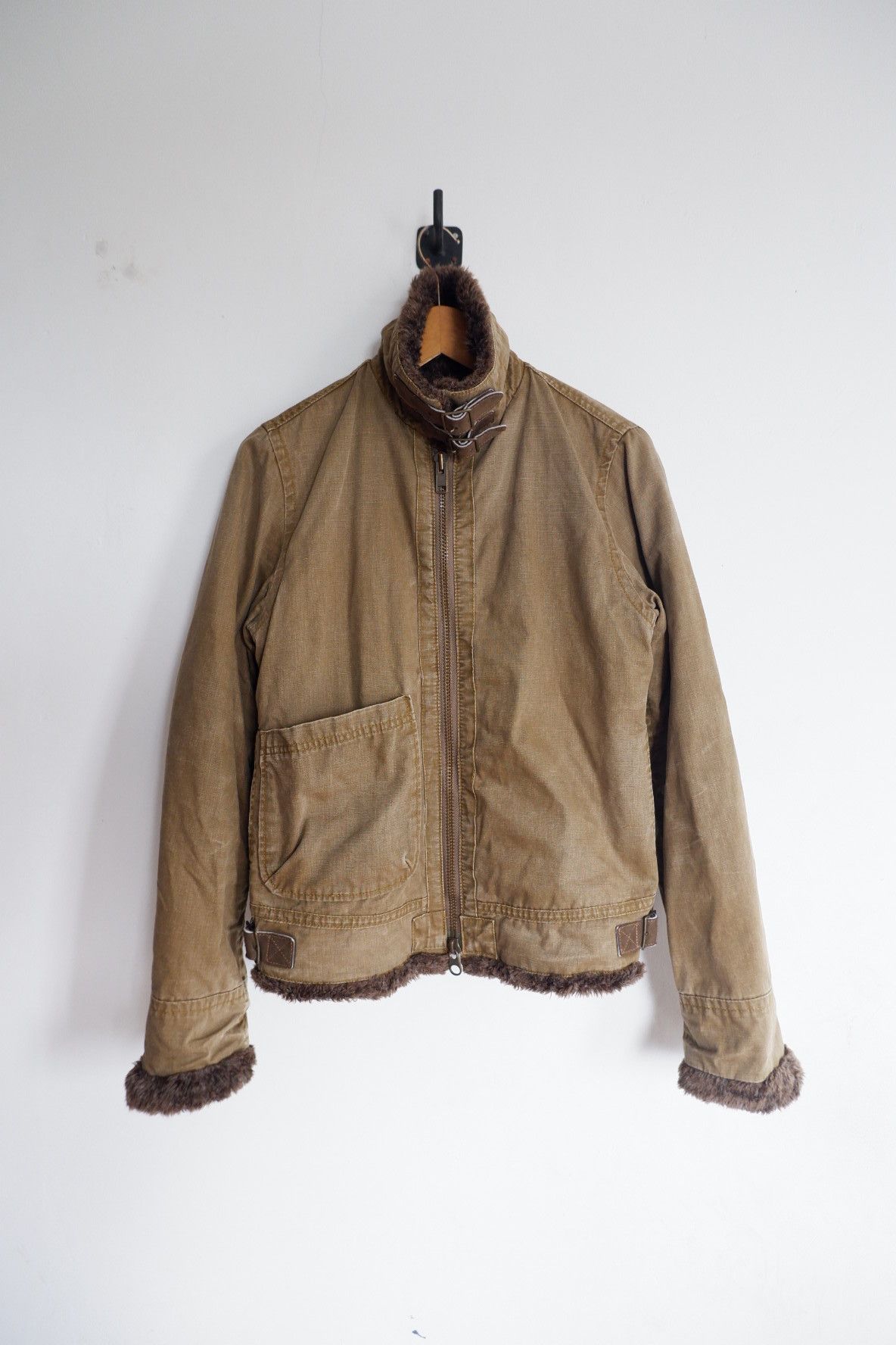 Japanese Brand John Bull Fur Linning Military Jacket Size US S / EU 44-46 / 1 - 1 Thumbnail
