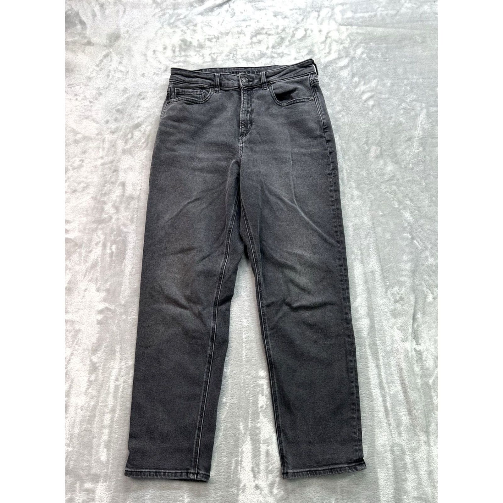 American Eagle Outfitters VINTAGE American Eagle Jeans Womens Sz 8 Black Stretch 5-Pocket Regular Zip Fly Denim Beach 90s Hip Hop Punk Rock School Cowboy Size 30" / US 8 / IT 44 - 2 Thumbnail