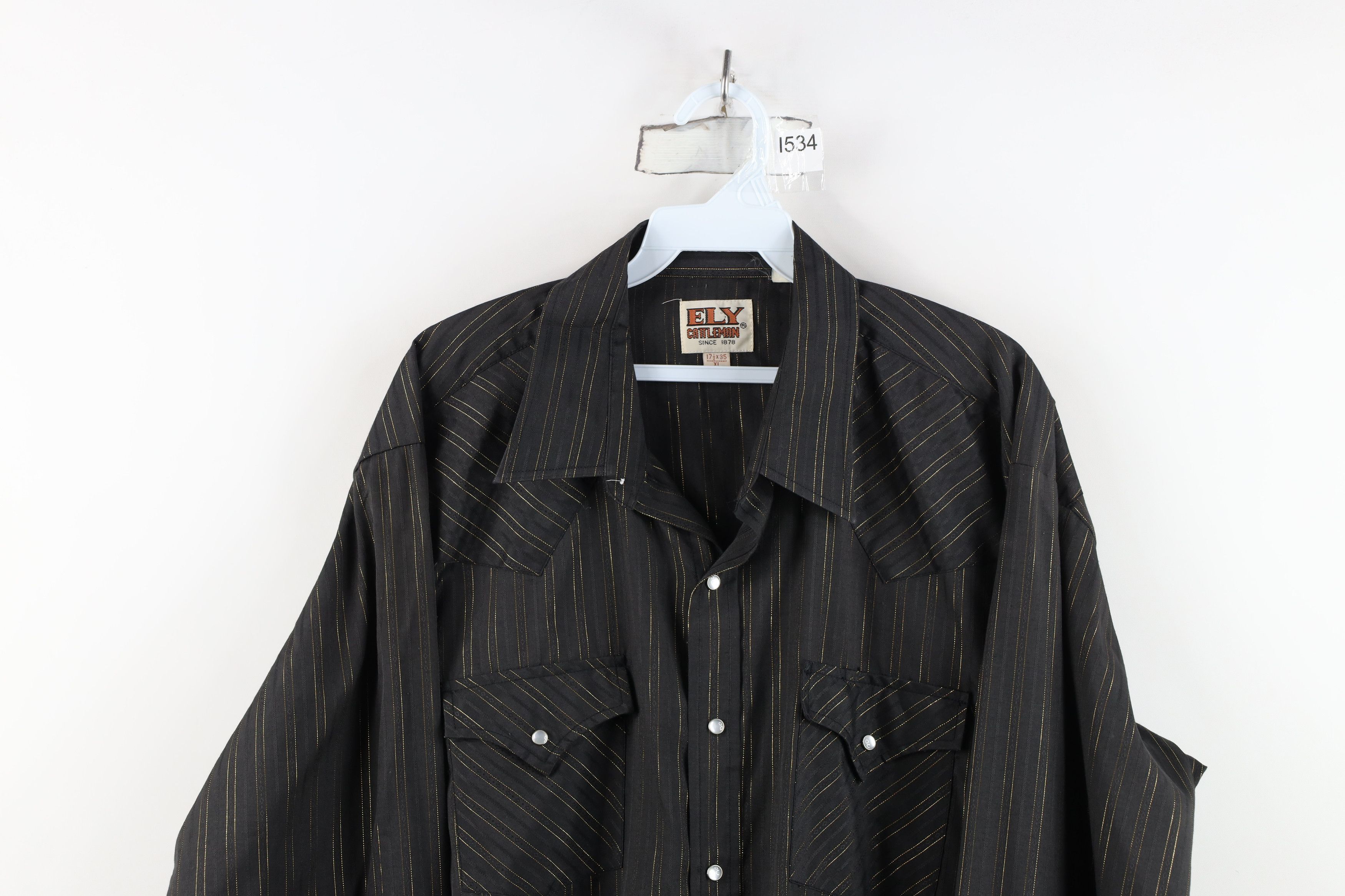 Vintage Vintage 90s Streetwear Striped Western Cowboy Button Shirt Size US XL / EU 56 / 4 - 2 Thumbnail