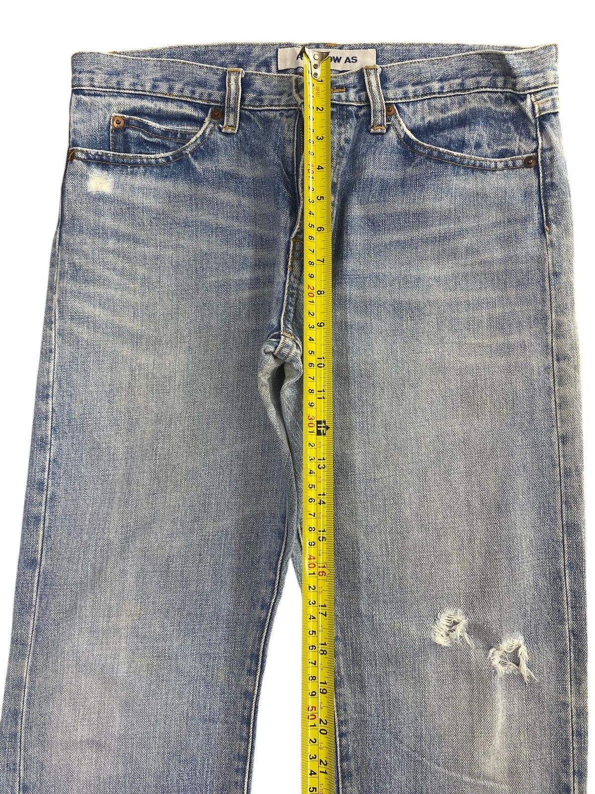 Other Japanese Brand Acid Blue Wash Style Loose Jeans Size US 32 / EU 48 - 6 Thumbnail