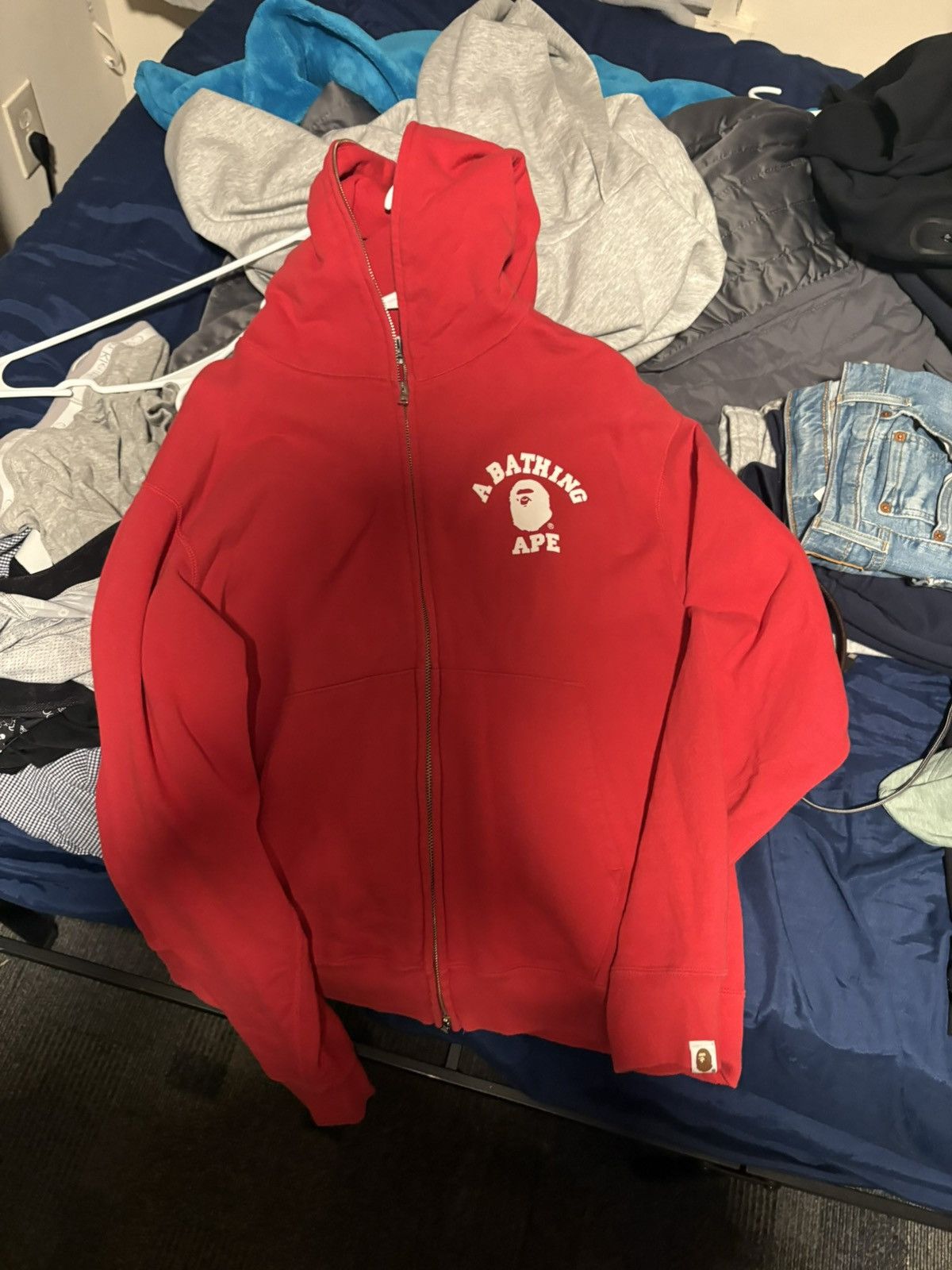 Bape Red Bape full zip Size US L / EU 52-54 / 3 - 7 Thumbnail