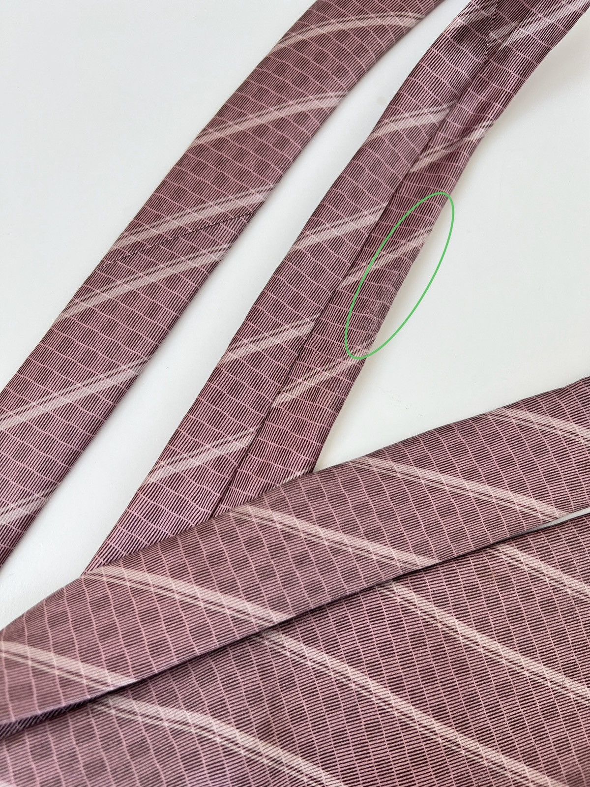 Louis Vuitton Louis Vuitton LV Logo Dusty Pink 100% Silk Tie Size ONE SIZE - 7 Thumbnail