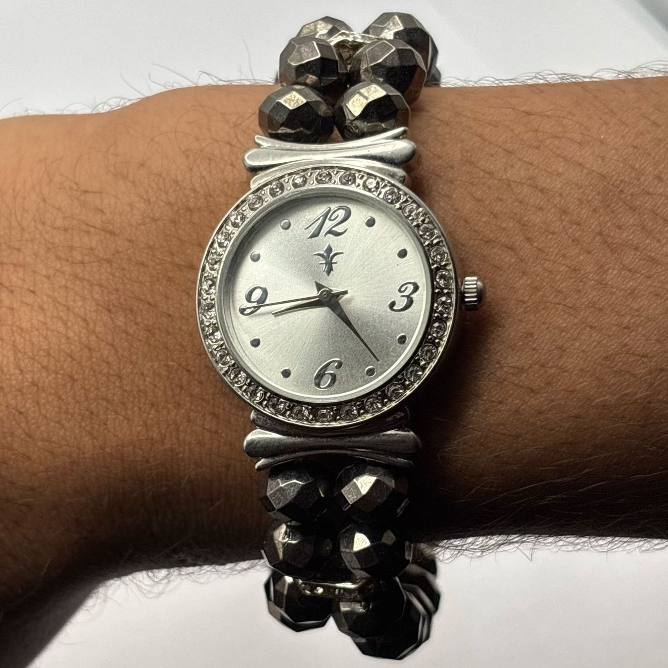Other Y2K Silver Beaded Watch Size ONE SIZE - 1 Thumbnail