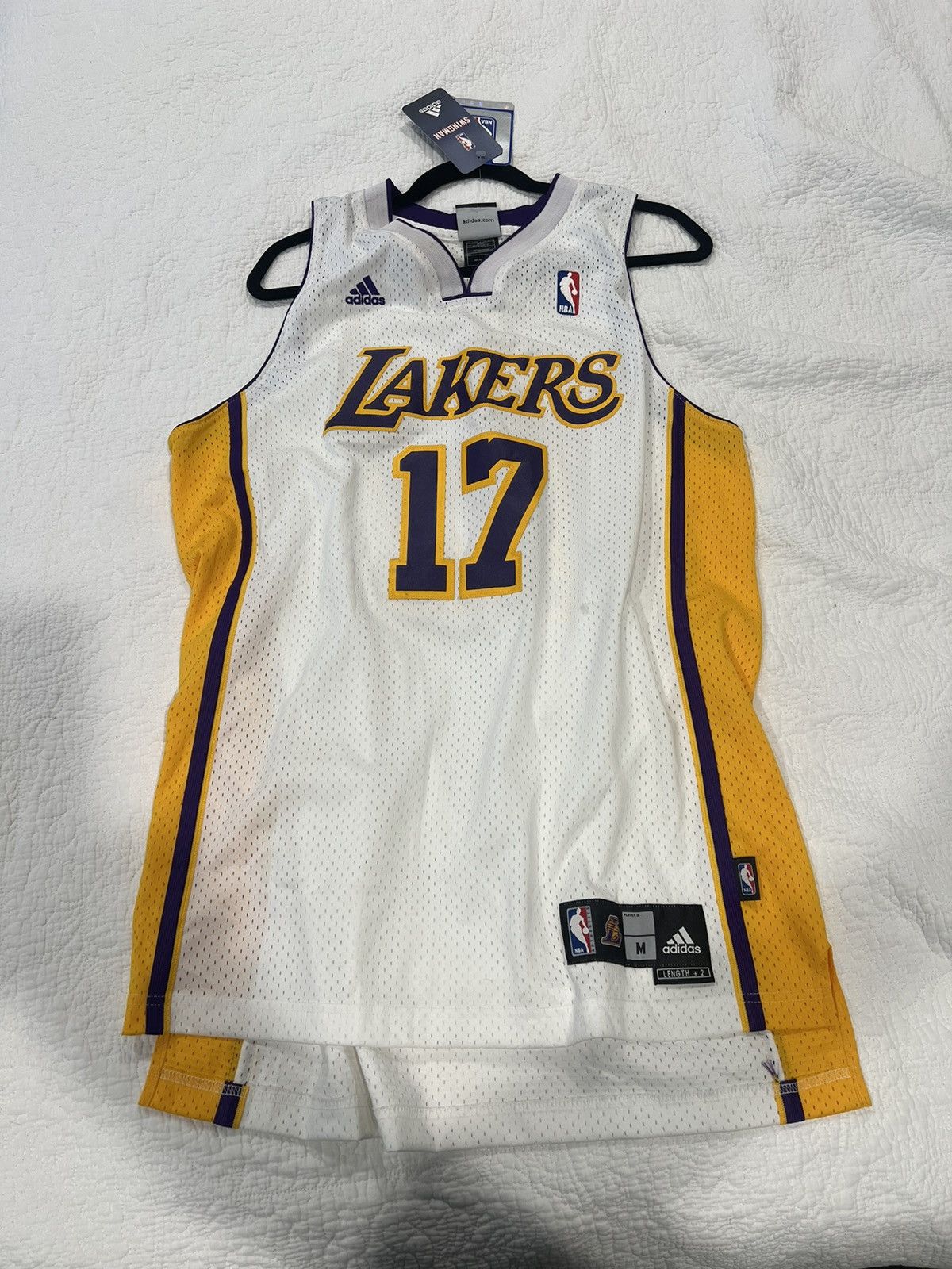 NBA uncomfortablitly Jersey Andrew Bynum