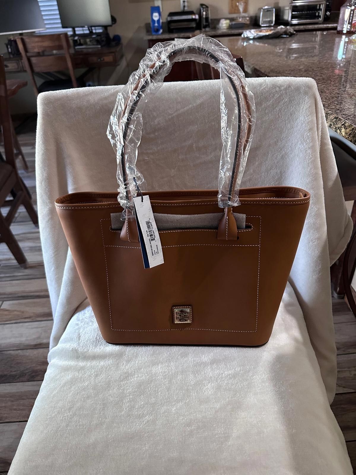 Dooney & Bourke Dooney & Bourke Classic Leather Tote Bag Brown Size ONE SIZE - 1 Thumbnail