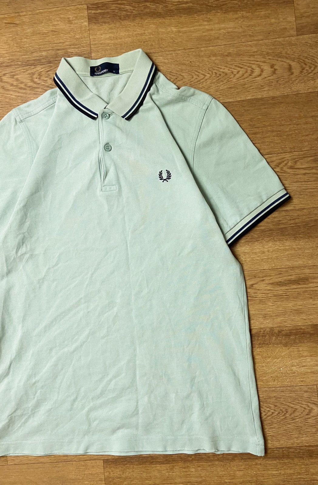 Fred Perry × Vintage Vintage 90s Polo Fred Perry Knitwear Retro T-shirt Size US M / EU 48-50 / 2 - 2 Thumbnail