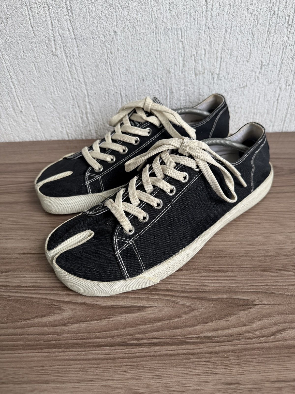 Maison Margiela Tabi canvas sneakers Size US 10.5 / EU 43-44 - 3 Thumbnail