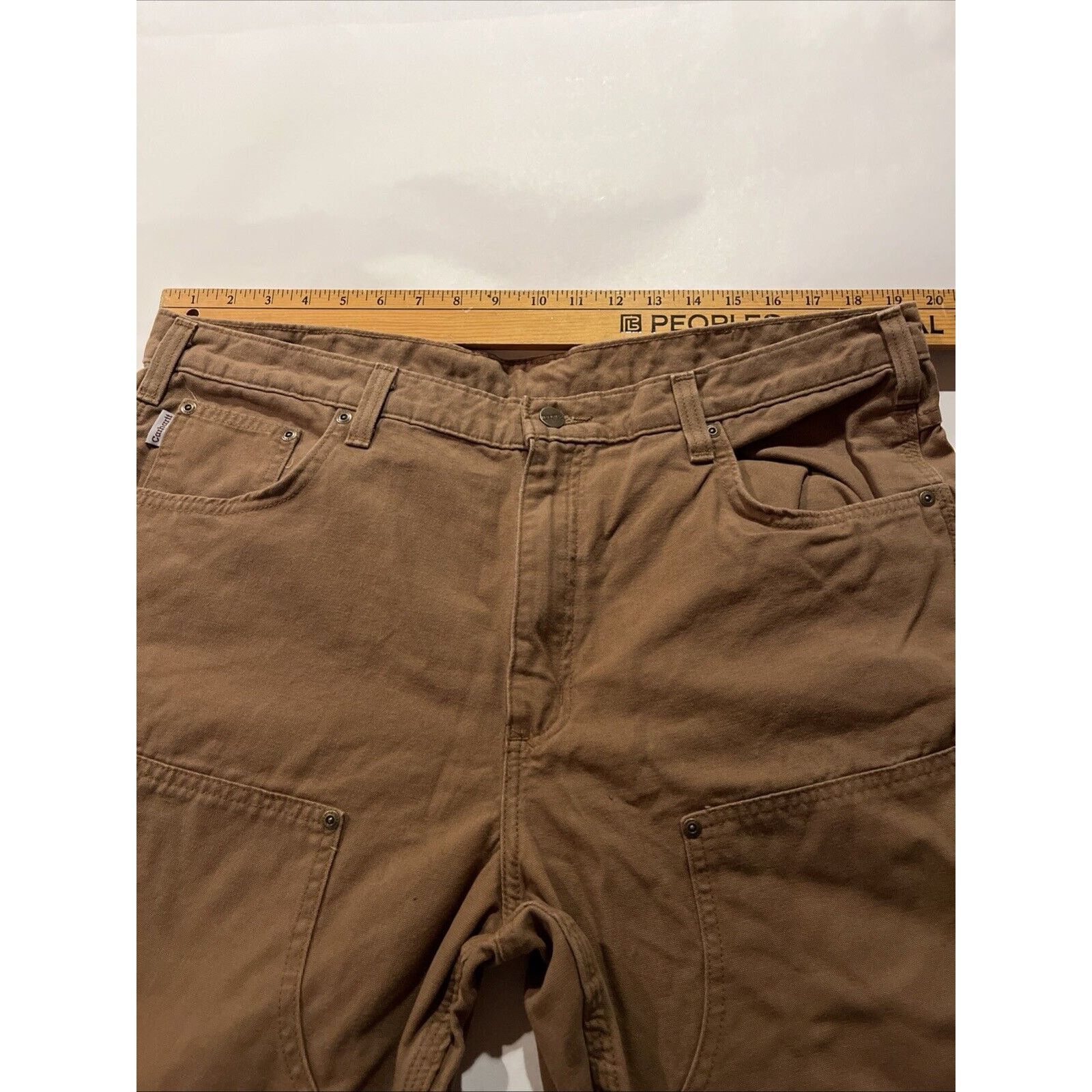 Carhartt Carhartt Canvas Double Knee Pants Men’s 38x30 Brown Workwear Size US 38 / EU 54 - 3 Thumbnail