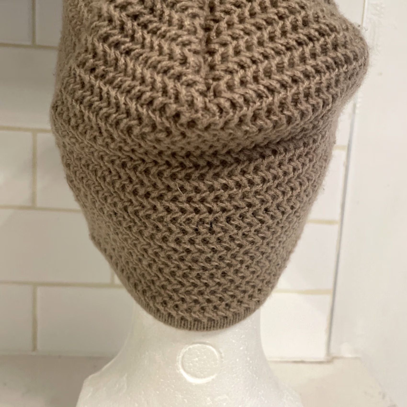 Vintage BULA Beige Knit Beanie Hat Wool Stocking Cap Women's One Size Tan Canada Menus? Size ONE SIZE - 4 Thumbnail