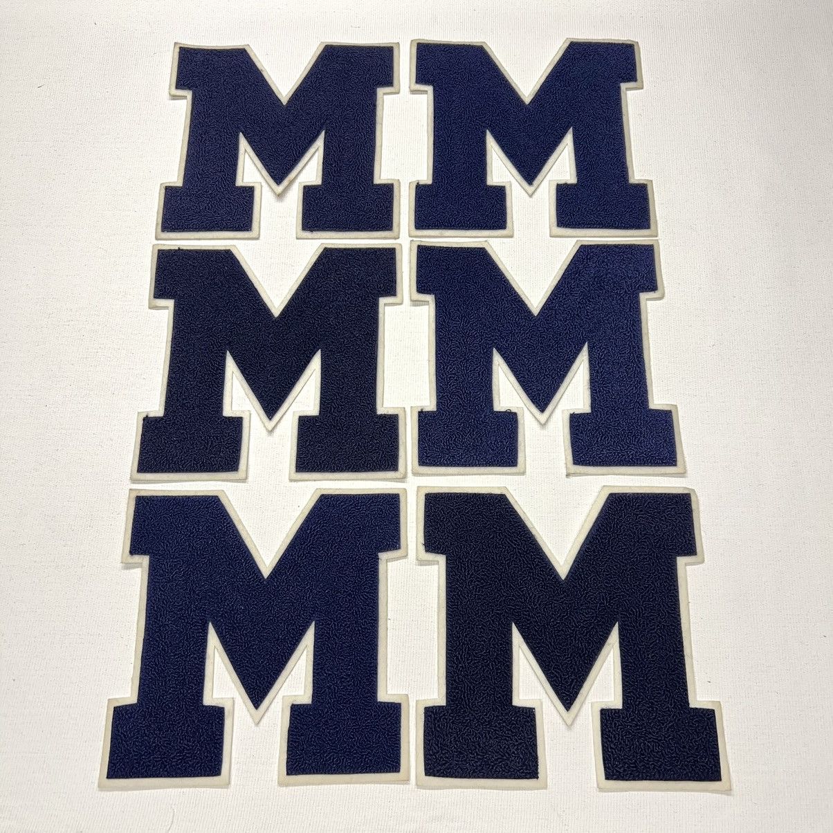 Vintage Letterman Varsity Patch Letter M Blue Chenille Felt Sports Size ONE SIZE - 1 Thumbnail