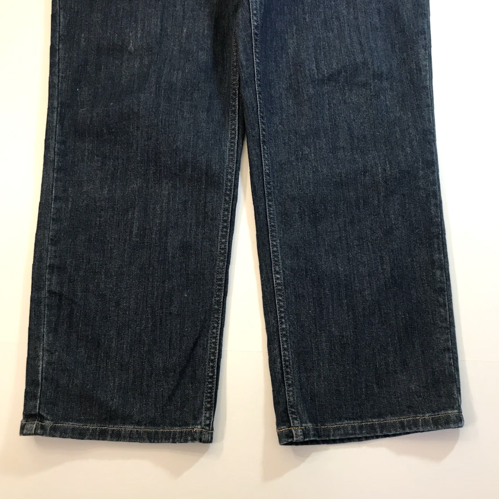 Vintage L.L. Bean Women's Classic Fit Curvy Jeans Dark Wash Size 12 Regular Outdoor Hiking Size 34" / US 12 / IT 48 - 4 Thumbnail