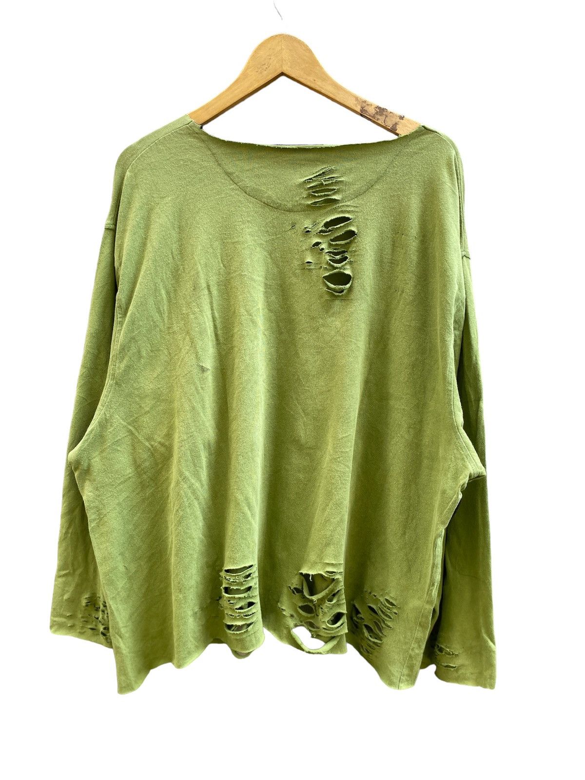 If Six Was Nine × Le Grande Bleu (L.G.B.) × Marithe + Francois Girbaud Marithe Francois Girbaud M+FG Distressed Grunge punk boxy Size US L / EU 52-54 / 3 - 2 Thumbnail