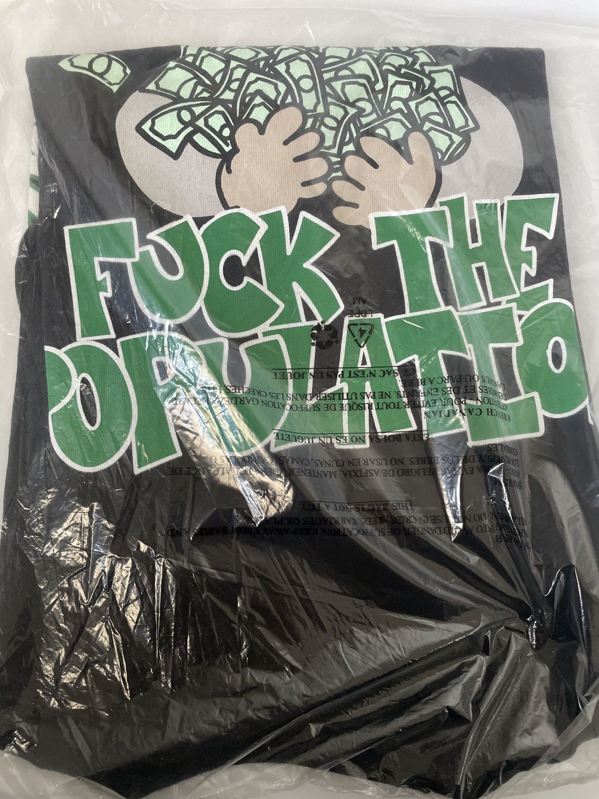 Fuck The Population FTP TAKE THE MONEY N RUN TEE LARGE Size US L / EU 52-54 / 3 - 3 Thumbnail