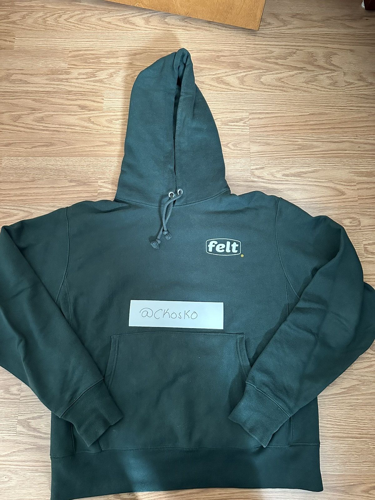 FELT Felt Logo Champion Hoodie | Grailed