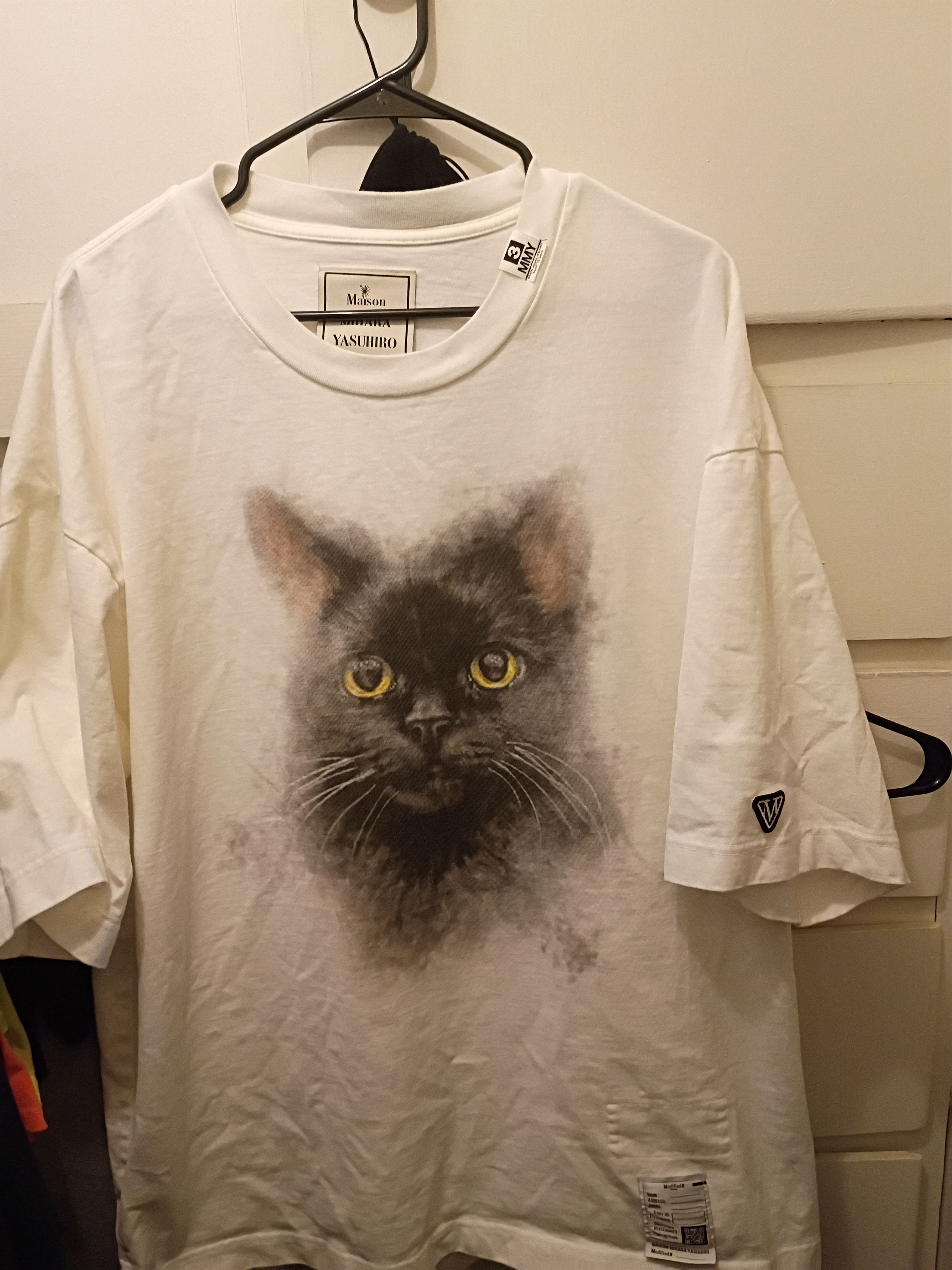 Maison MIHARA YASUHIRO Maison Mihara Yasuhiro Cat Print T-Shirt Size 50 Size US M / EU 48-50 / 2 - 1 Thumbnail