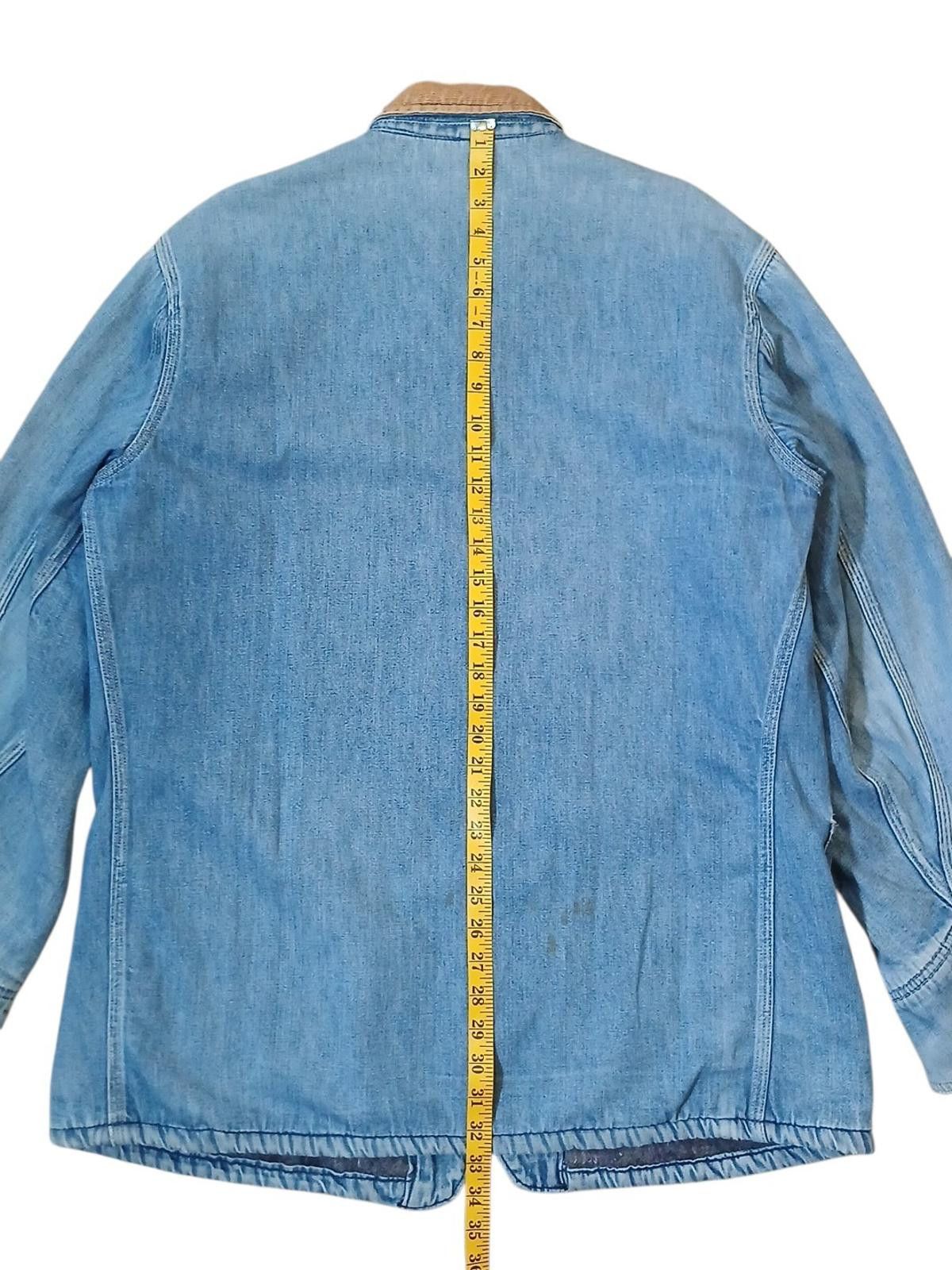 Lee 60s Lee Denim Chore Coat XL Blanket Lined Corduroy Collar Size US XL / EU 56 / 4 - 5 Thumbnail
