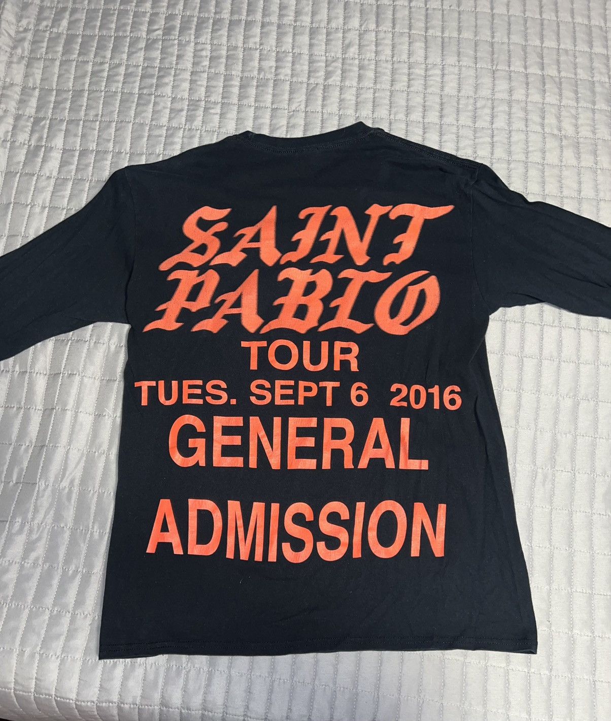 Kanye West Saint Pablo GA Tour Merch Long Sleeve Shirt Size US M / EU 48-50 / 2 - 3 Thumbnail