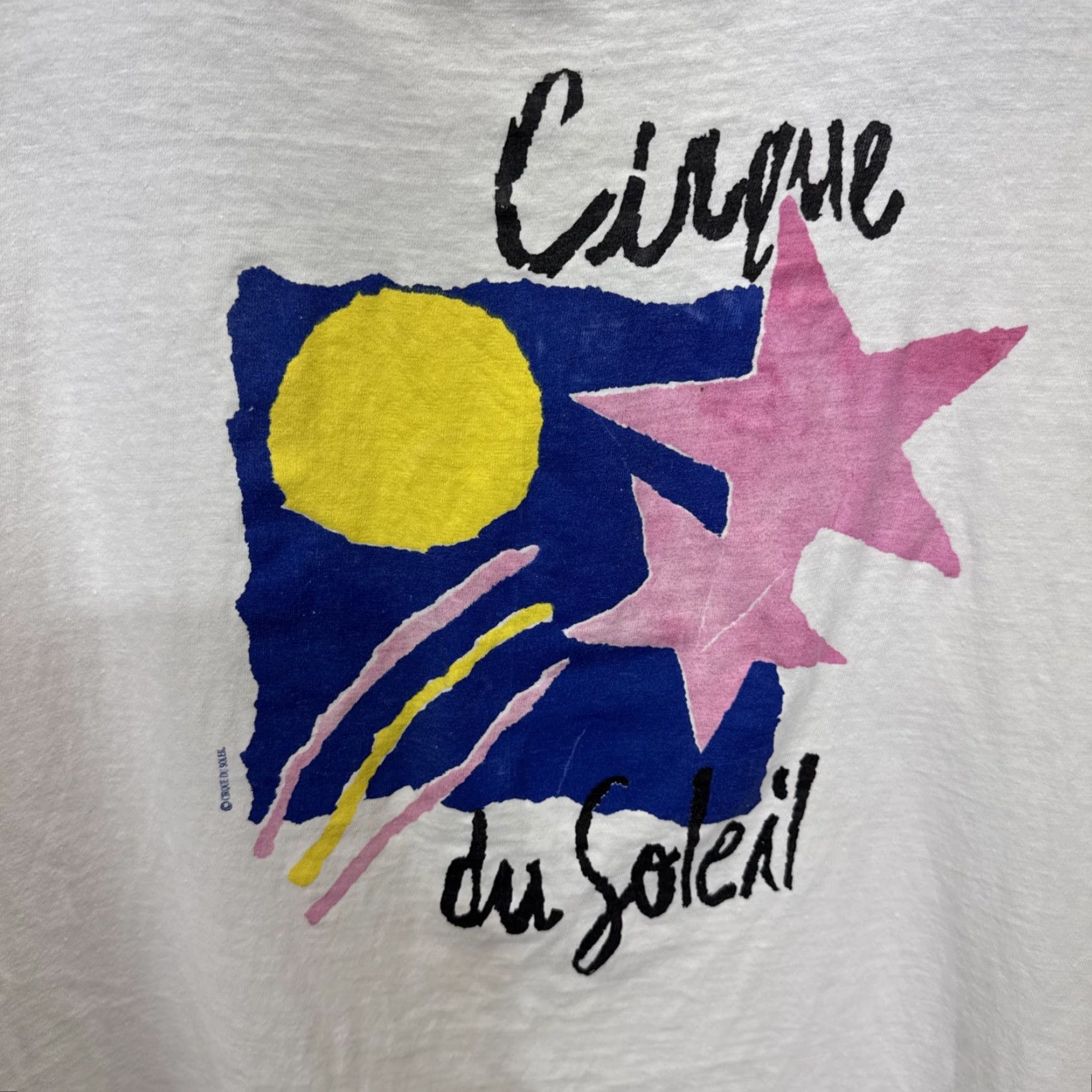 Vintage VINTAGE Cirque Du Soleil T-Shirt White 90s Circus Art Graphic Tee Unisex Adult Medium Size US M / EU 48-50 / 2 - 7 Thumbnail
