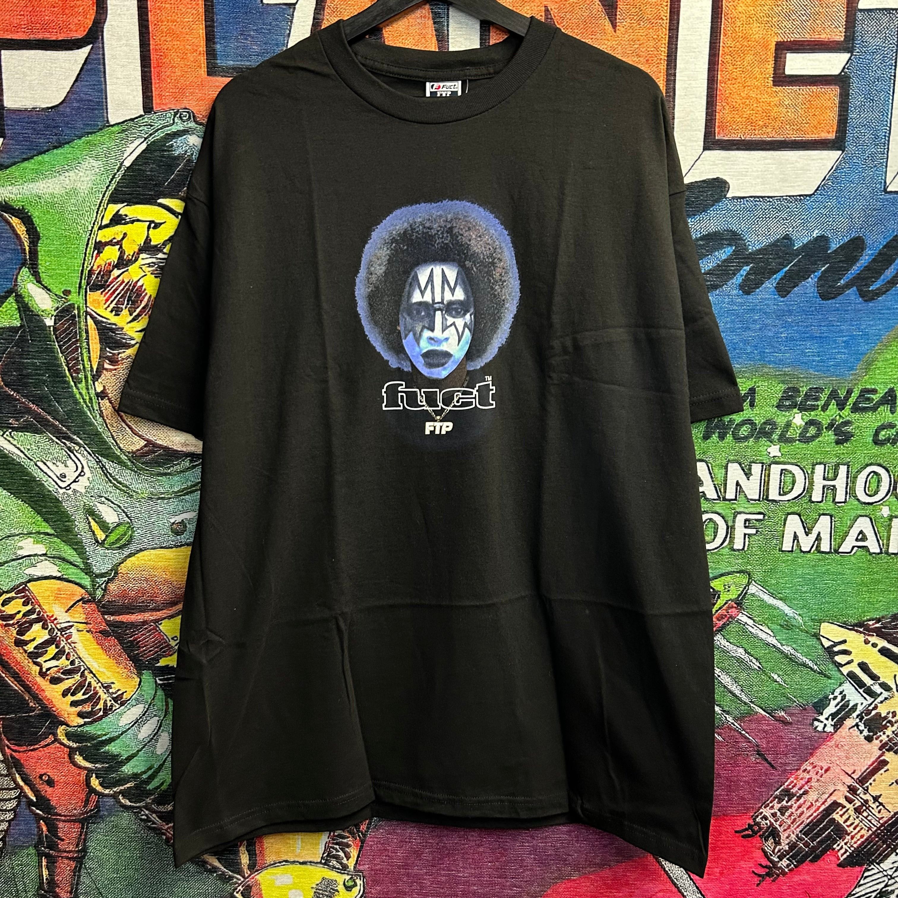 image of Fuck The Population x Fuct Ftp Black Ace Tee Size Xl, Men's