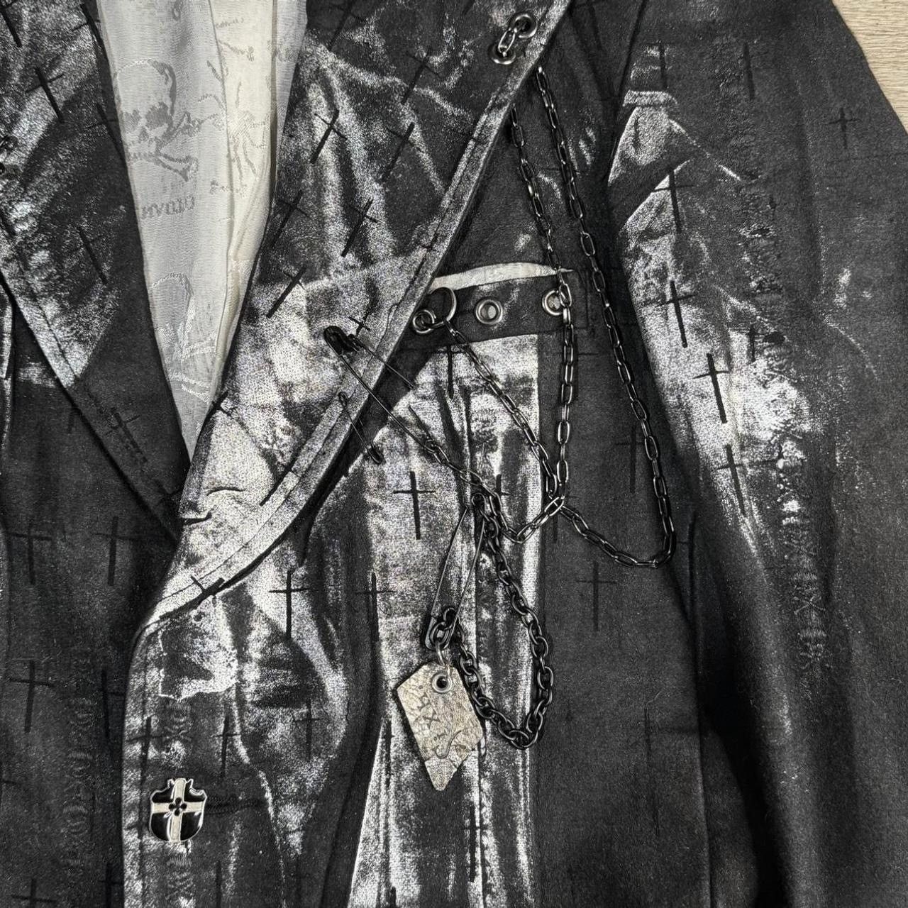 h.NAOTO Sixh Graphic Blazer Size XS / US 0-2 / IT 36-38 - 4 Thumbnail