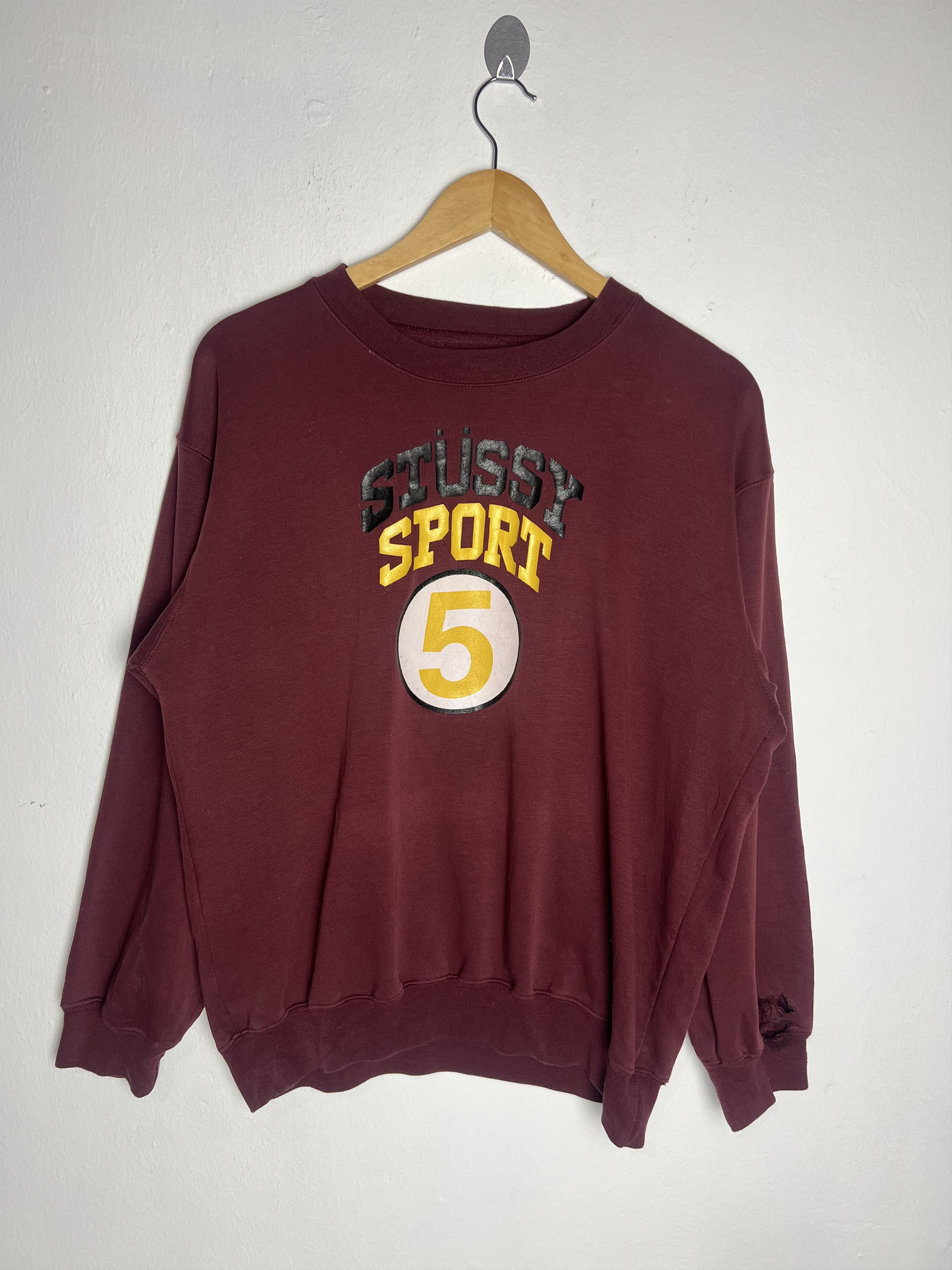 Stussy Vintage Stussy Sport 5 Crewneck Sweatshirt Size US S / EU 44-46 / 1 - 1 Thumbnail