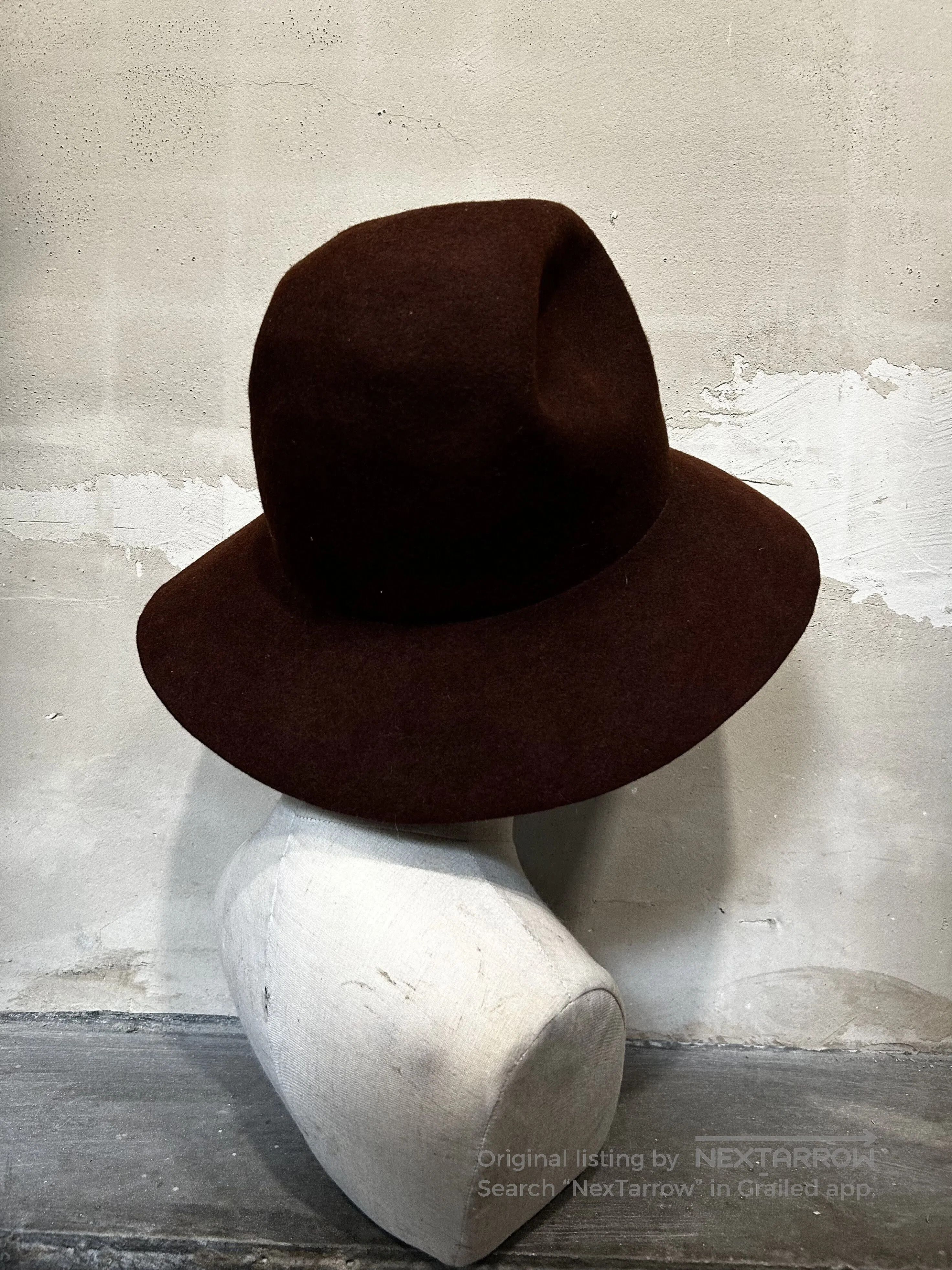 Number (N)ine Number (N)ine 2007 SS Runway Wool Hat. Size ONE SIZE - 3 Thumbnail