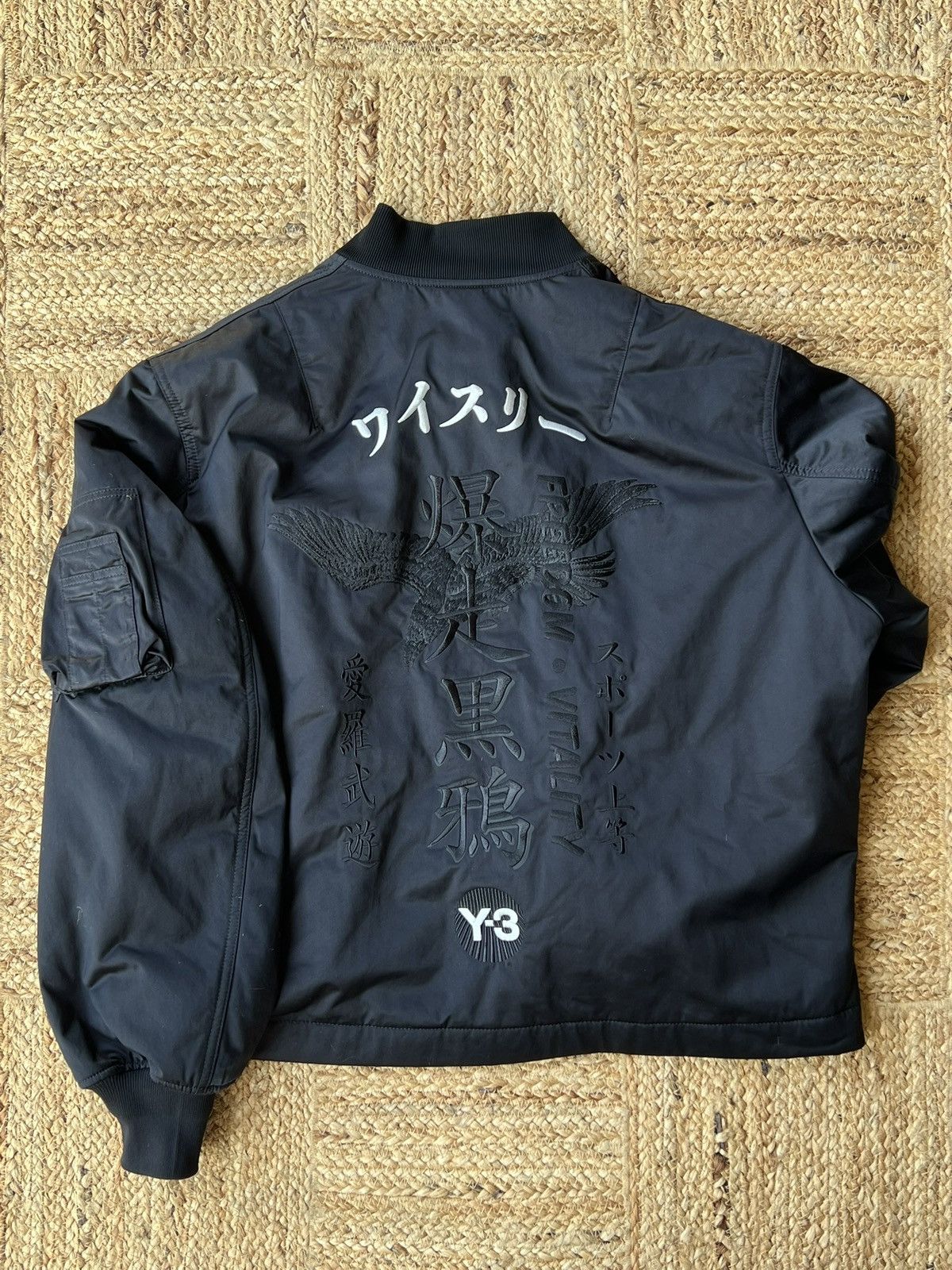 Adidas × Y-3 Y-3 Craft Graphic Bomber Jacket SS20 Size US M / EU 48-50 / 2 - 1 Thumbnail
