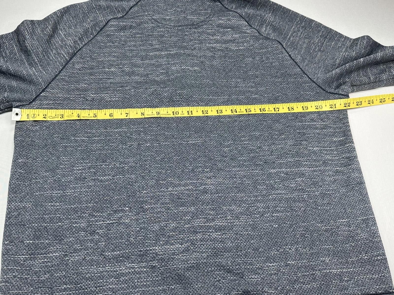 Greg Norman Greg Norman Embroidered Logo 1/4 Zip Pullover Gray Men's M Size ONE SIZE - 6 Thumbnail