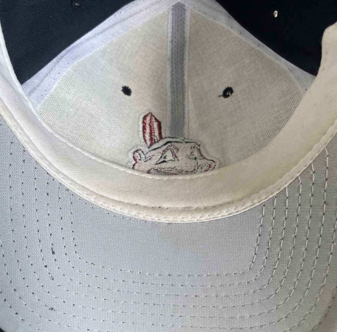 47 Brand Vintage Chief Wahoo 47 Brand Snapback Hat Early 90s Size ONE SIZE - 7 Thumbnail