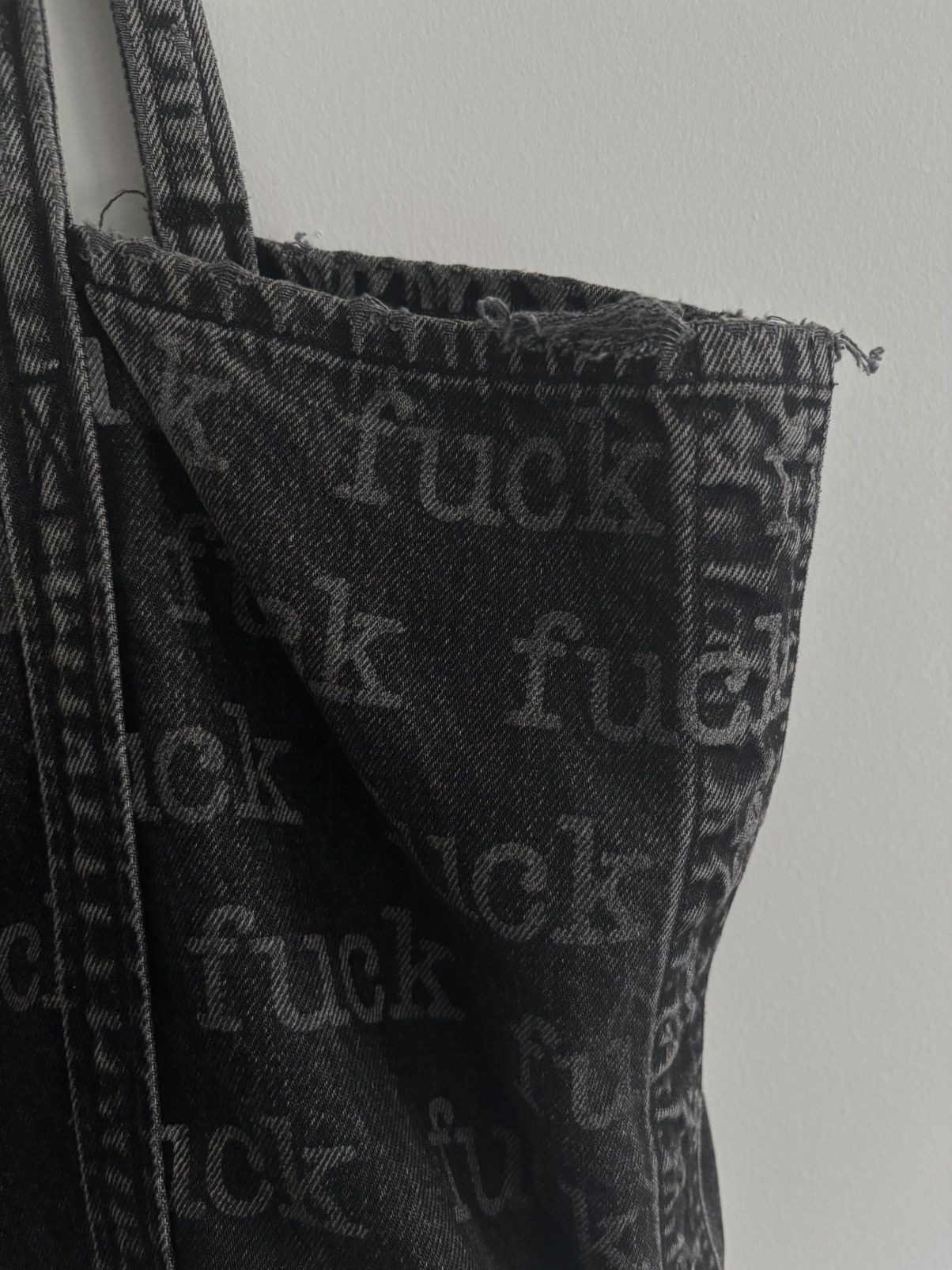 Supreme supreme fuck denim tote bag Size ONE SIZE - 7 Thumbnail