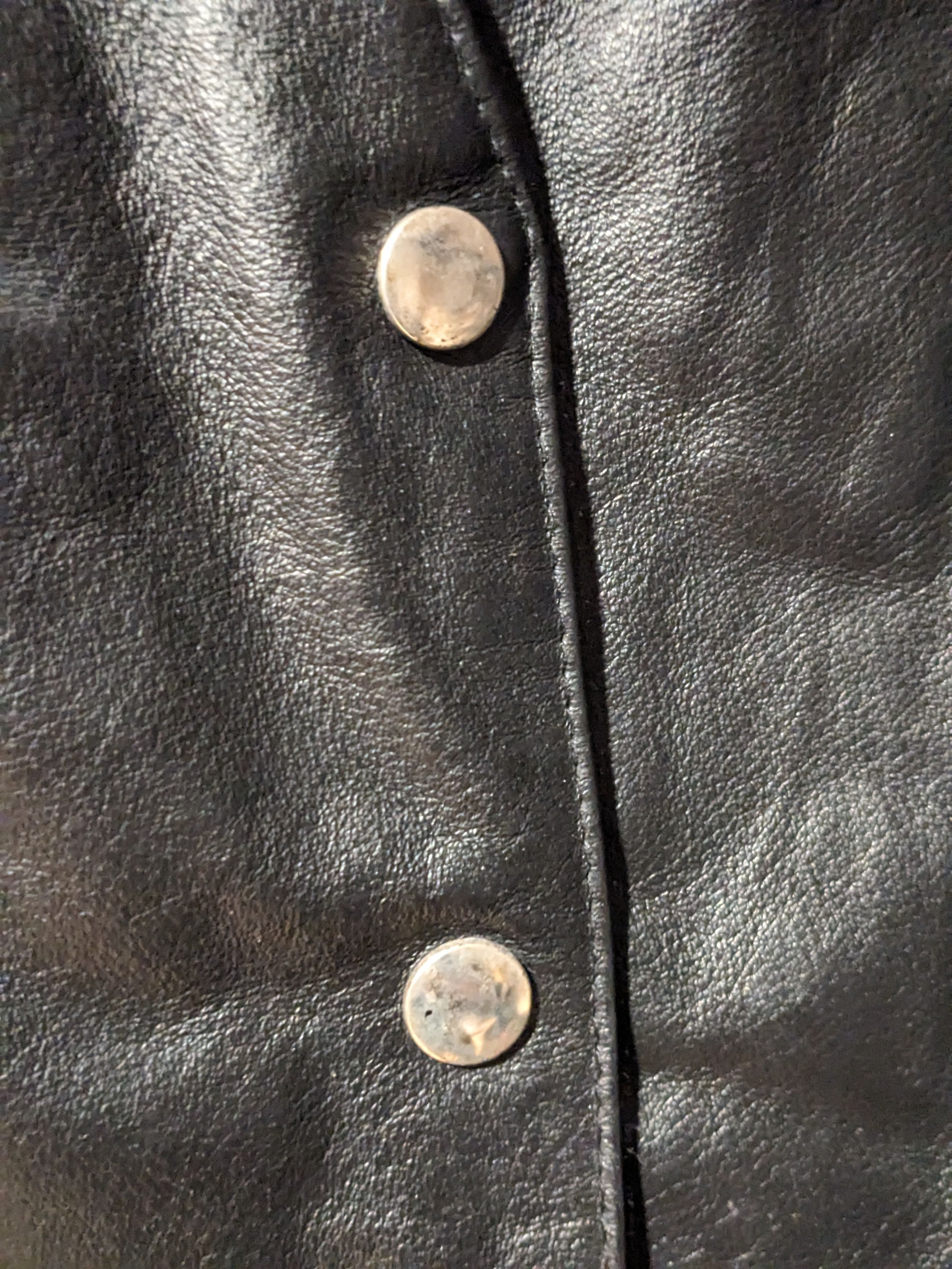 Harley Davidson Vintage Y2K Harley Davidson Chest Logo Womans Leather Vest Size XL / US 12-14 / IT 48-50 - 7 Thumbnail