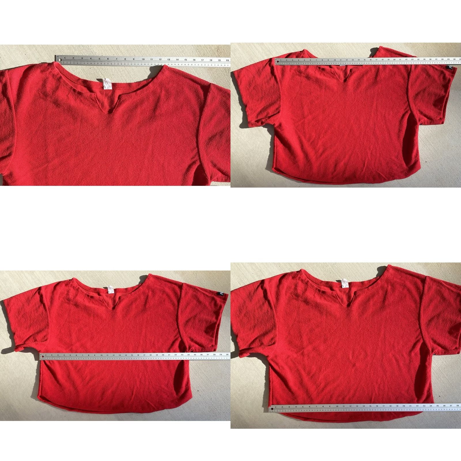 Vintage VINTAGE Physique Bodywear Red Terry Gym Top Unisex Adult Shirt Short Sleeve One Size 80s Theme Size US M / EU 48-50 / 2 - 11 Thumbnail