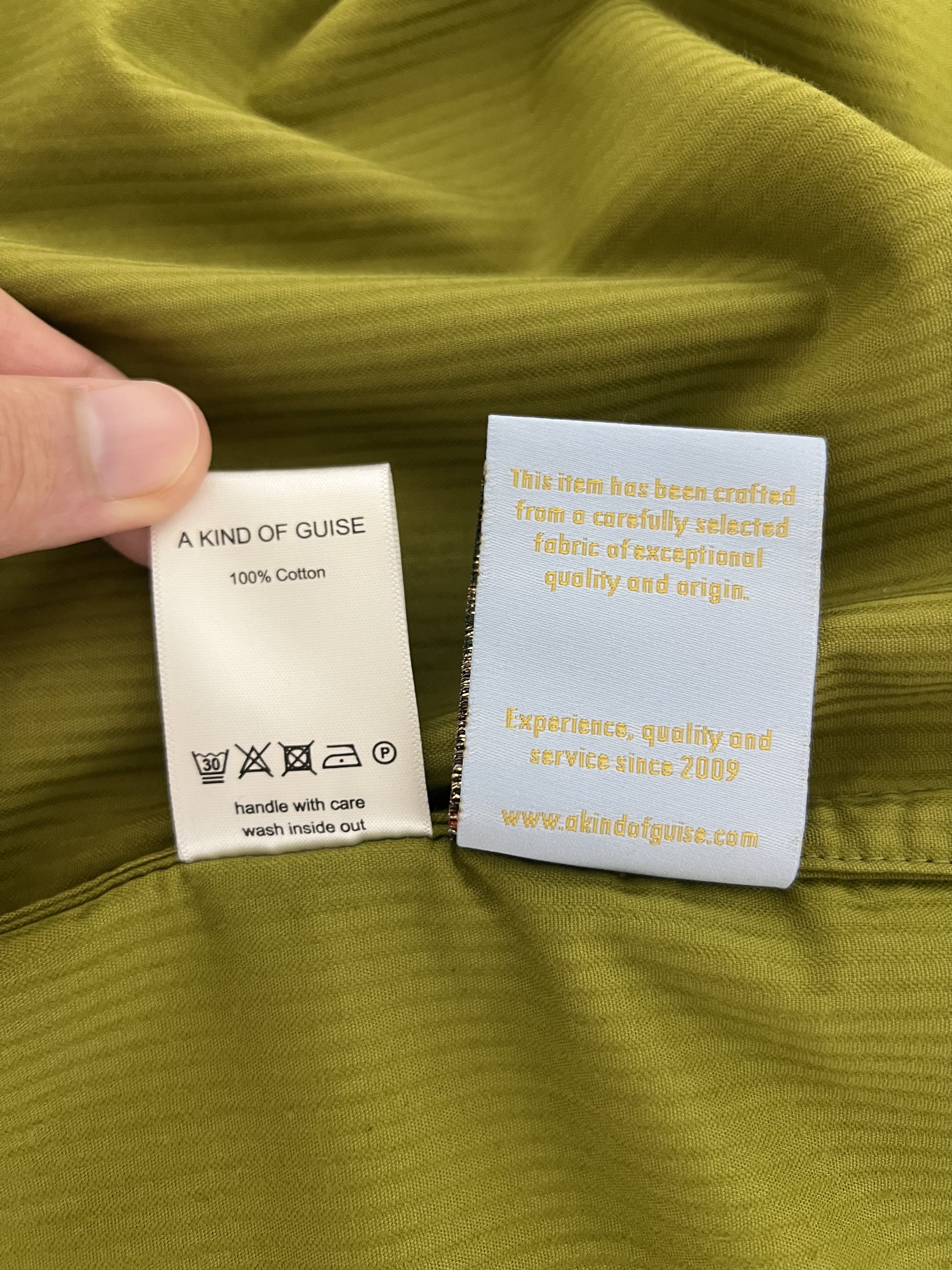 A Kind Of Guise 💚 AW23 A Kind Of Guise Gusto Shirt Juicy Green Size US M / EU 48-50 / 2 - 13 Thumbnail