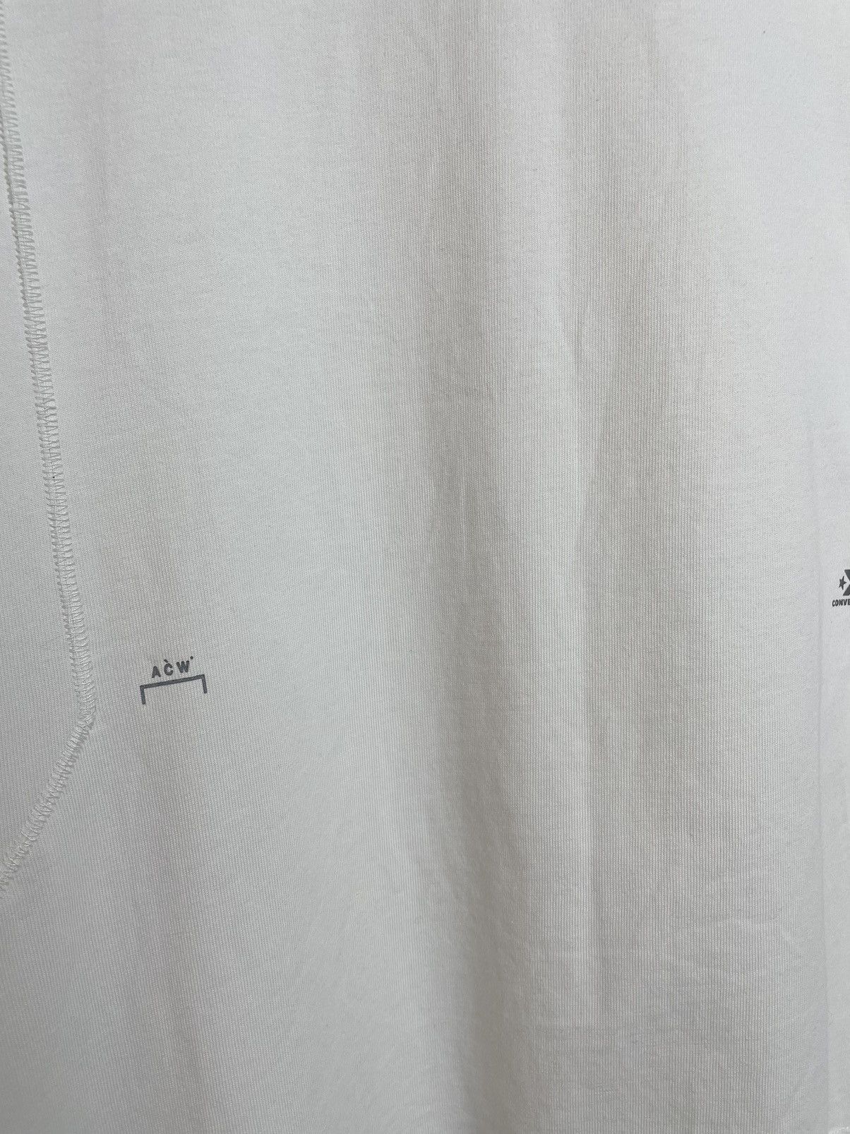 A-COLD-WALL* × Converse Converse x ACW A Cold Wall bone white reflective tee t-shirt Size US S / EU 44-46 / 1 - 6 Thumbnail