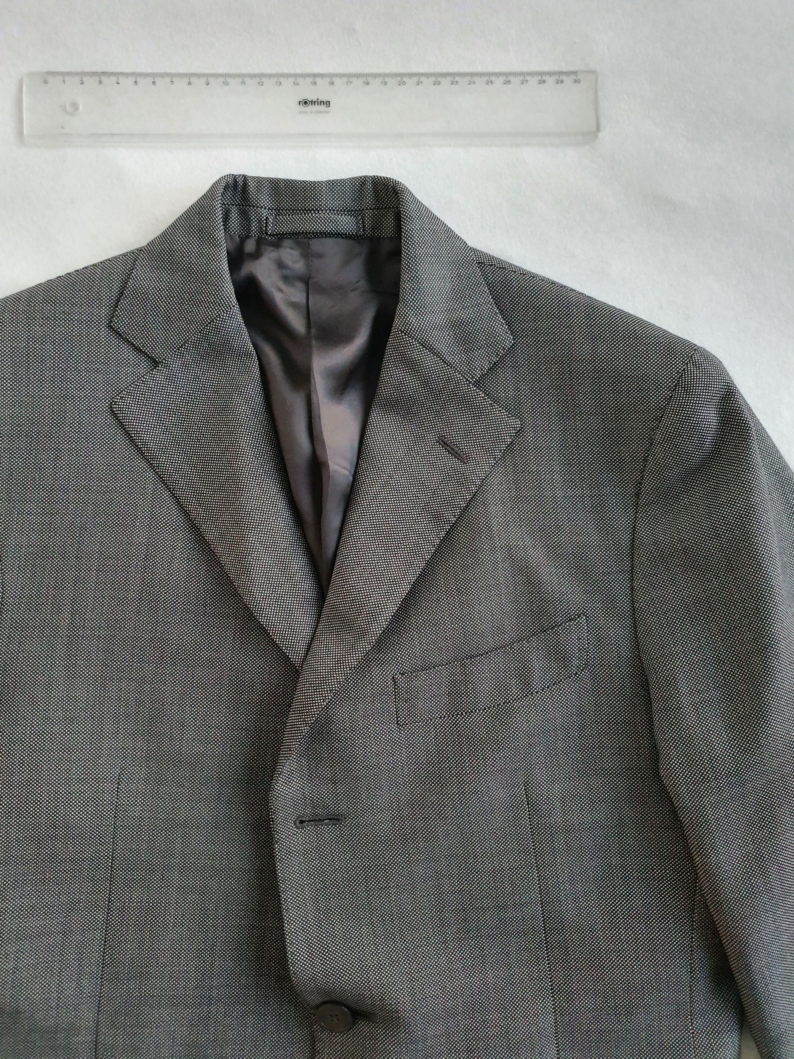 Lardini Sports Coat Suit Jacket - Gray (Birdseye) - Sz EU 48 Size 38R - 3 Thumbnail