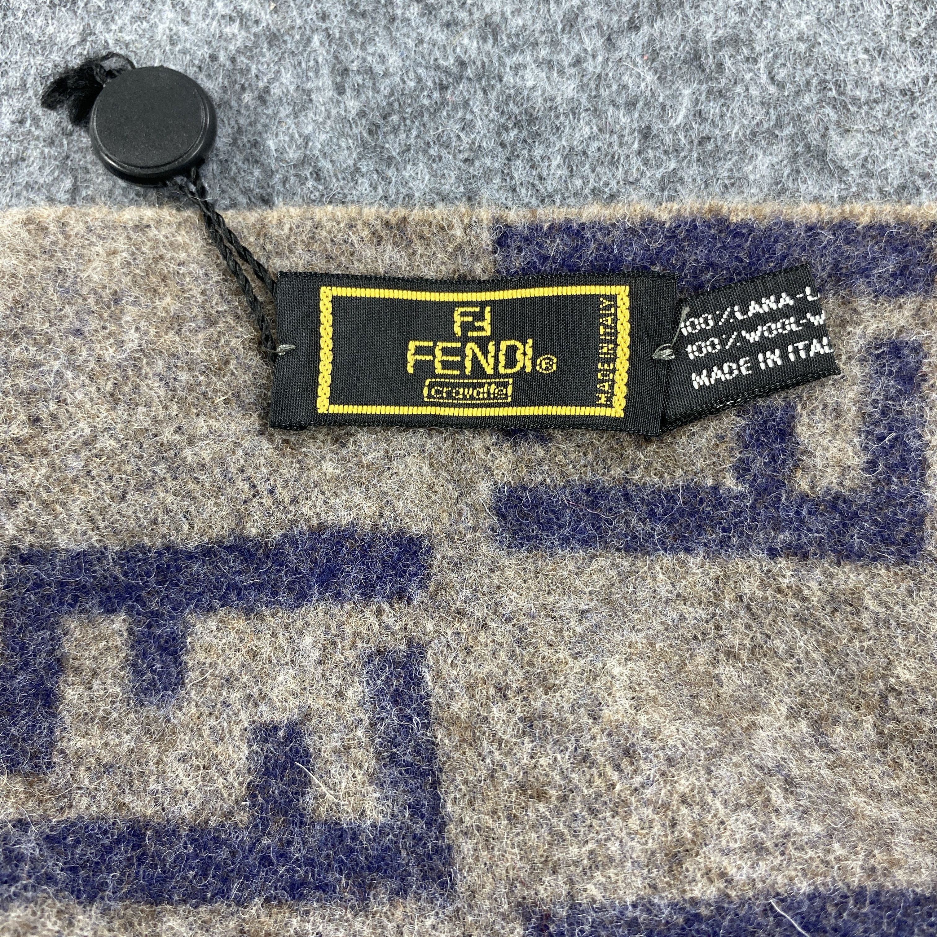 Fendi × Vintage GF10397 Fendi Scarf Neck Wear Muffler Size ONE SIZE - 2 Thumbnail