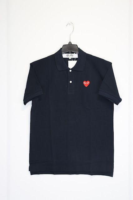 Comme des Garcons o1rshd1 Play Polo Shirt in Navy Size US XL / EU 56 / 4 - 2 Thumbnail