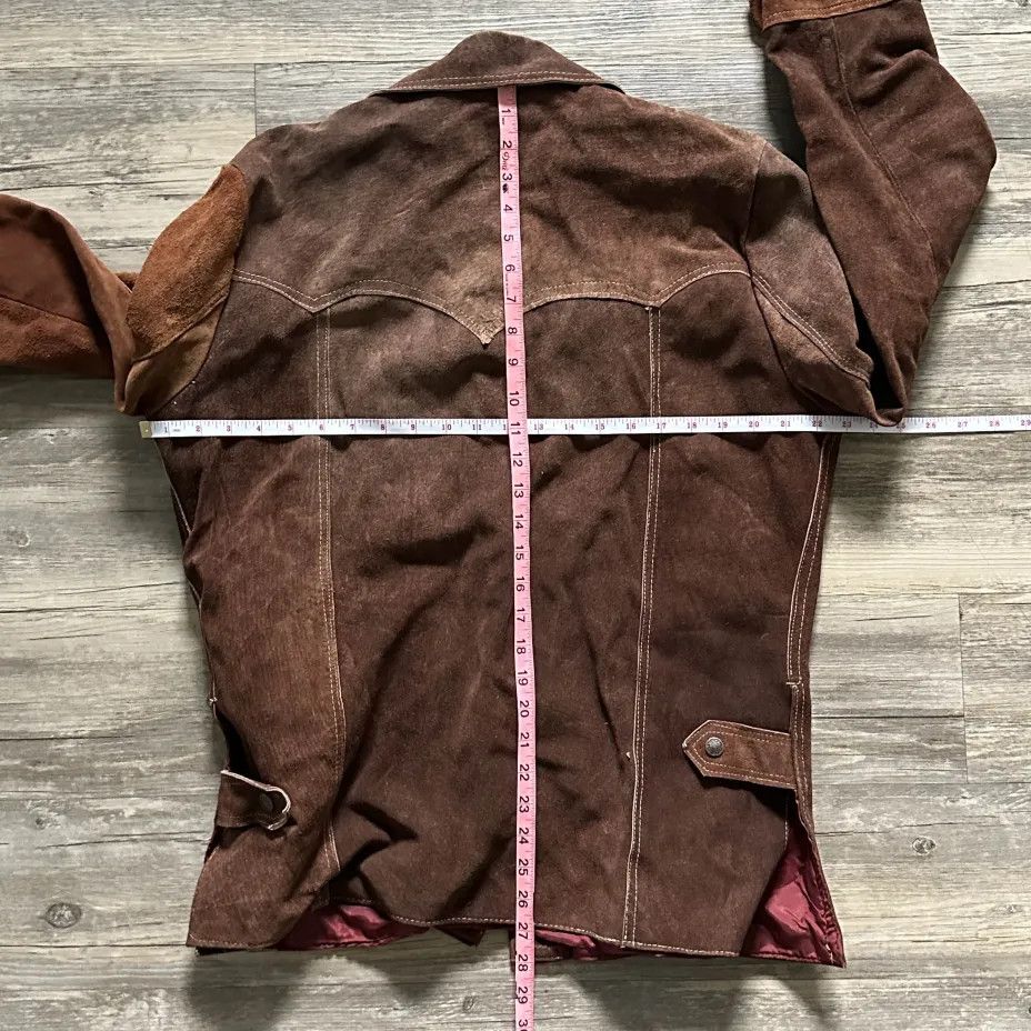 Other Vintage 60s Ramos Cowhide Western Suede Leather Jacket Size US M / EU 48-50 / 2 - 6 Thumbnail