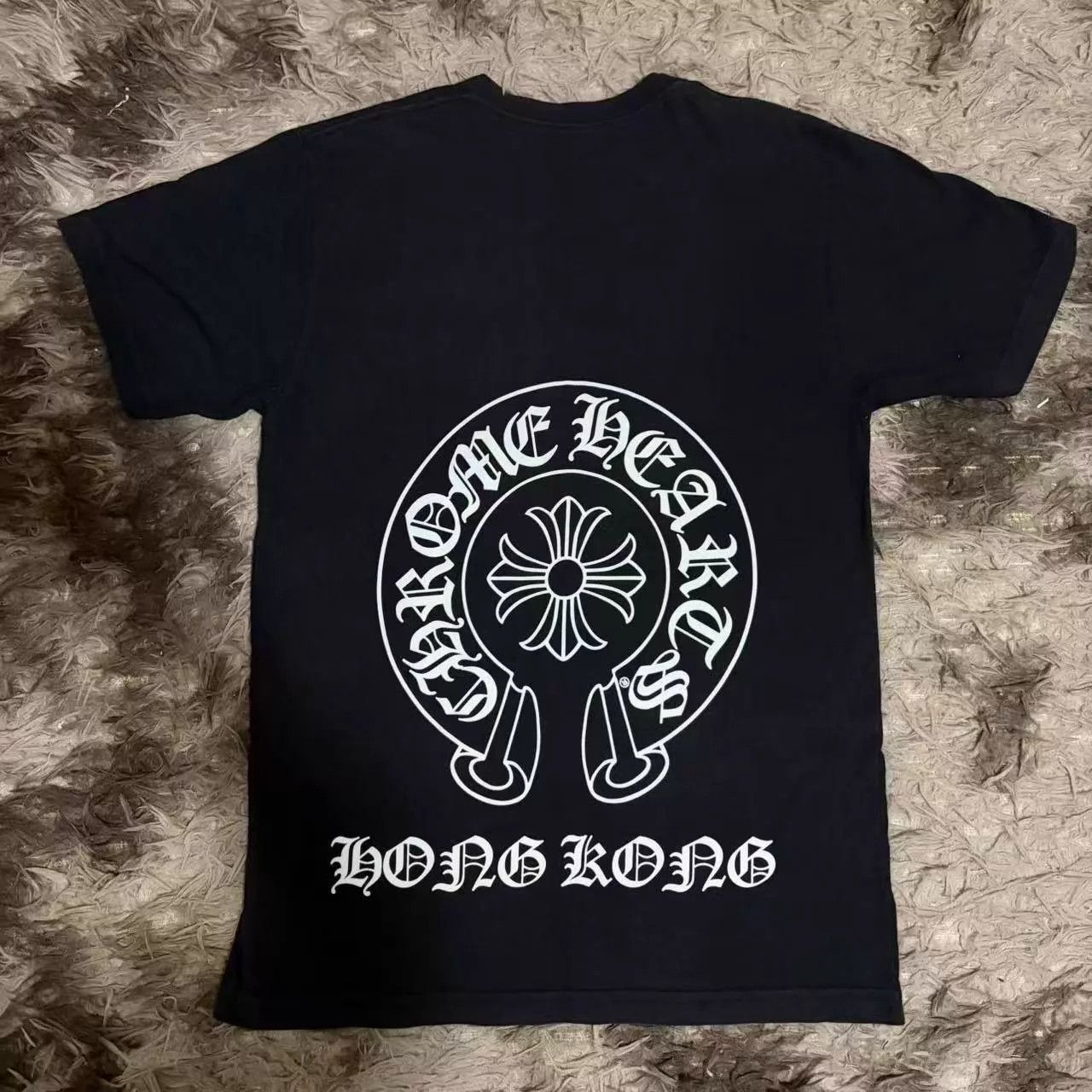 Chrome Hearts Chrome Hearts HK Excl Horseshoe Cross Print Tee M Size US M / EU 48-50 / 2 - 2 Thumbnail