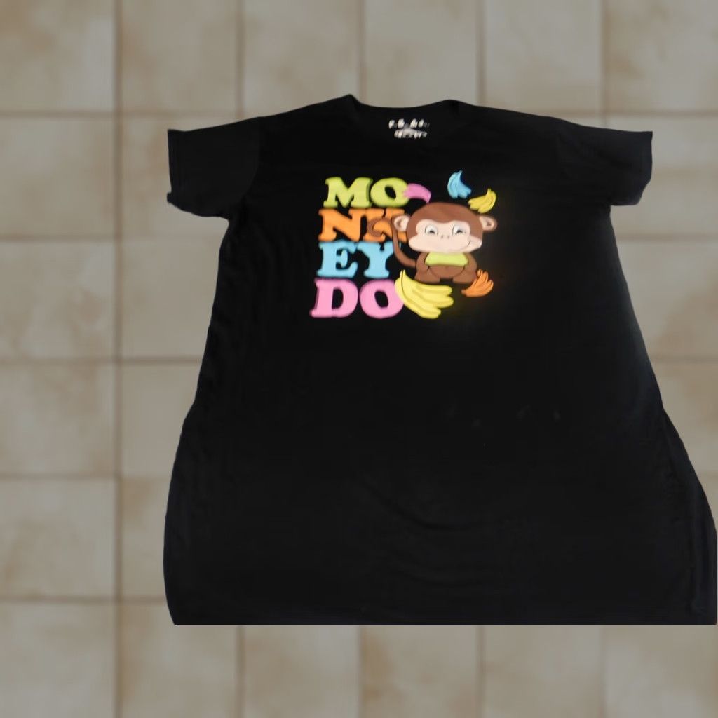Vintage PB&J Womens Shirt 1X Black T-Shirt Crew Neck Short Sleeve Pullover Cotton Polyester Plus Size Love Graphic Casual 1X Womens Mens Girls Size XL / US 12-14 / IT 48-50 - 1 Thumbnail