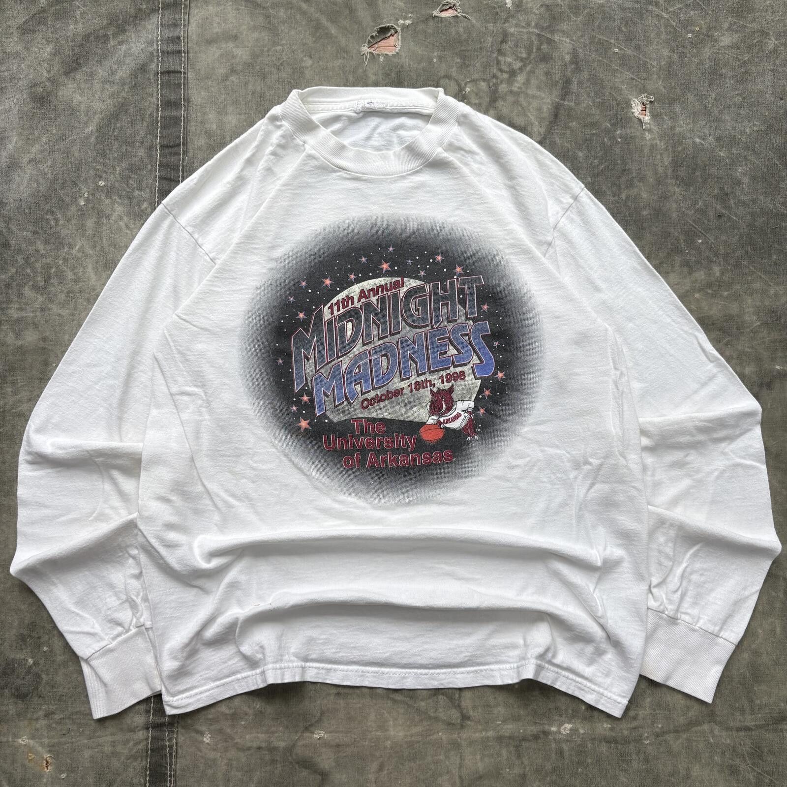 Vintage Vintage 90s Midnight Madness Arkansas Razorbacks Sport Shirt Size US L / EU 52-54 / 3 - 1 Thumbnail